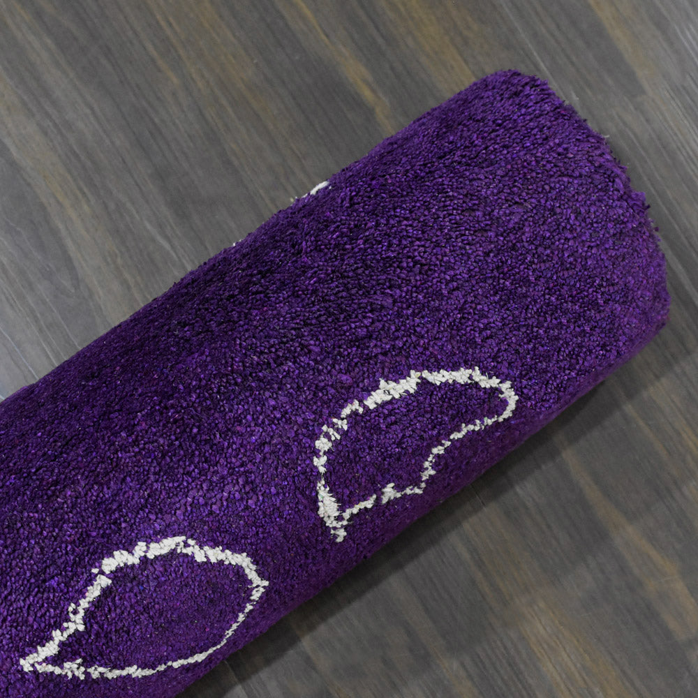 Handmade Reflection Hand Knotted Wool Rug - Bohemian Style Area Rug for Living Room, Bedroom, Nursery - Non-Slip & Durable Home Decor
