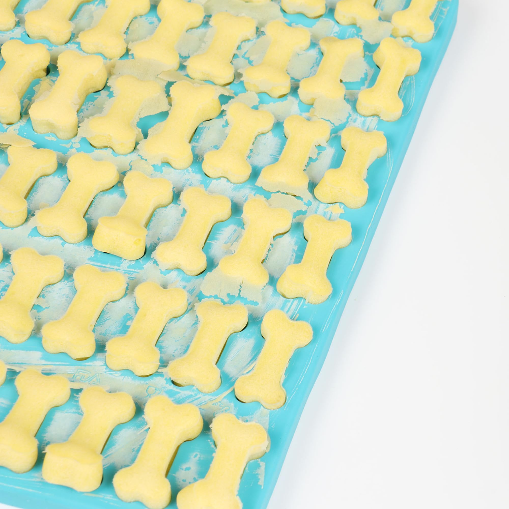Mini Dog Bone Silicone Treat Maker - 1-Piece Biscuit Mold with Scraper for Homemade Dog Treats | Perfect for Baking, Training Rewards & Dog Birthday Parties