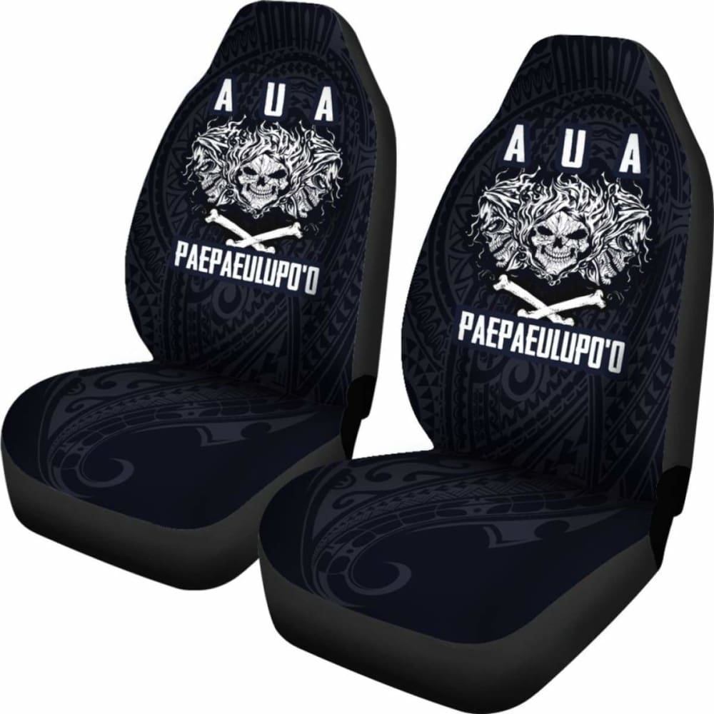 Premium American Samoa Polynesian Car Seat Covers - Breathable & Durable Aua Paepaeulupo'O Design (Model 105905) for SUVs, Trucks & Sedans - Perfect for Road Trips & Tropical Climate Protection