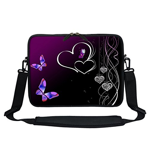 Purple Butterfly Heart