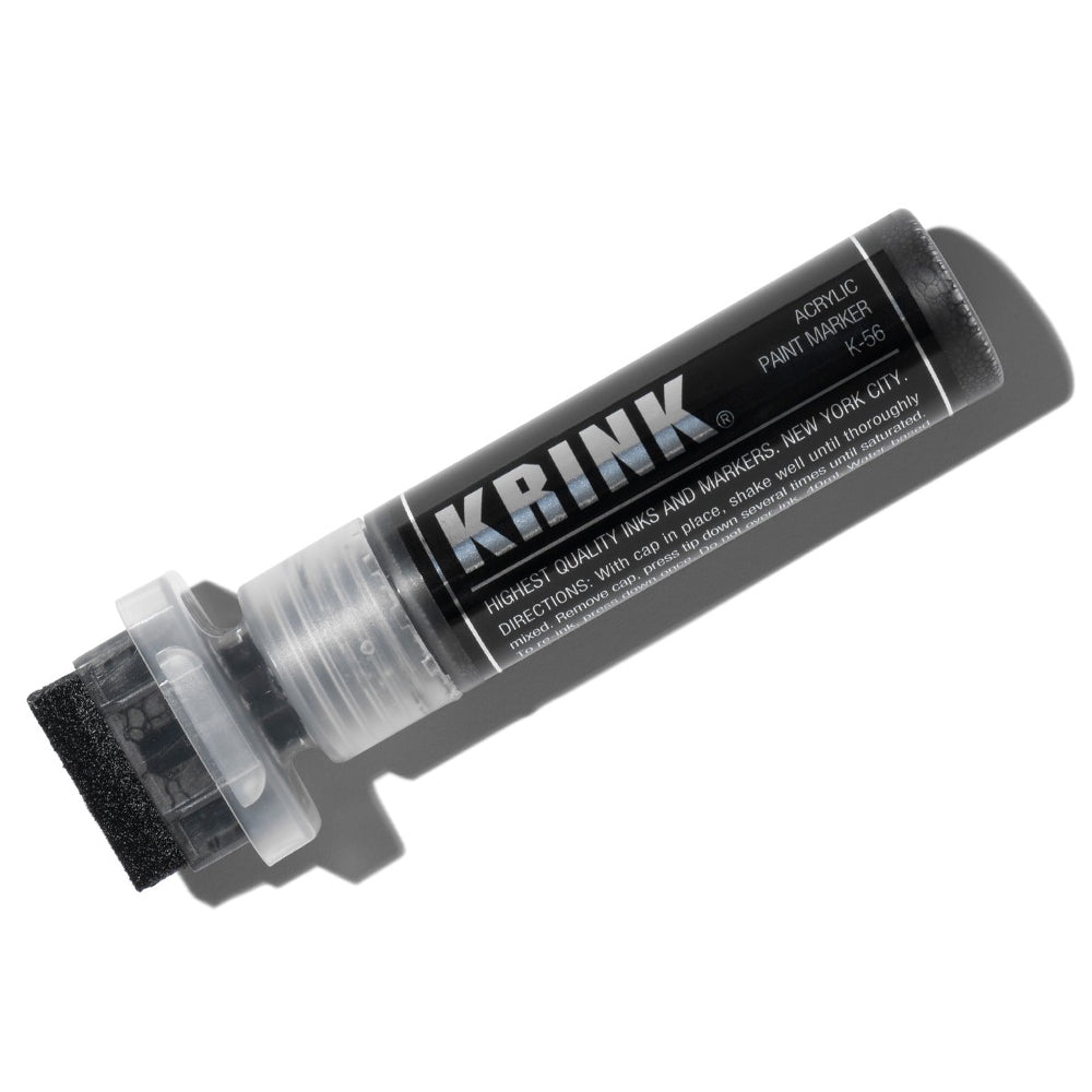 Krink K-56 Acrylic Paint Marker - Premium Artist Paint Pen for Canvas, Wood, Metal, Glass - Vibrant Colors, Quick-Drying - Perfect for Graffiti, DIY Crafts, Sign Making & Home Decor Projects