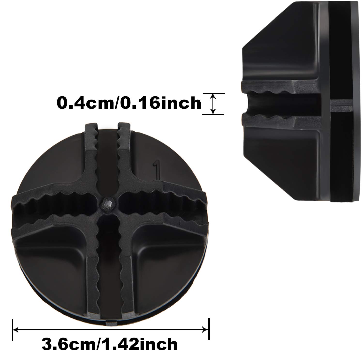 32-Piece Black ABS Plastic Cube Connectors for Modular Storage - Wire Cube Organizer for Closet, Shelving & DIY Projects - Perfect for Home Organization & Custom Storage Solutions