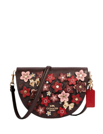 Coach Ellen Crossbody Bag with Daisy Applique - Stylish & Compact Purse for Women, Perfect for Everyday Use, Shopping, and Travel
