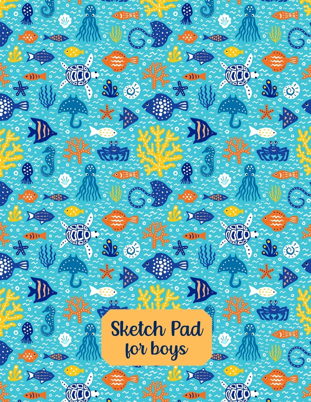 Sketch Pad for Boys - 50-Page Drawing Notebook for Kids, Teens & Artists | Perfect for School, Travel & Creative Doodles