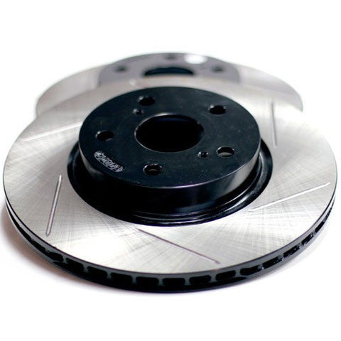 Stoptech Performance Brake Rotors for 2005-2009 Subaru Outback XT - High-Performance Drilled & Slotted Brake Discs for Improved Stopping Power & Heat Dissipation - Perfect for Daily Driving, Track Days & Performance Upgrades