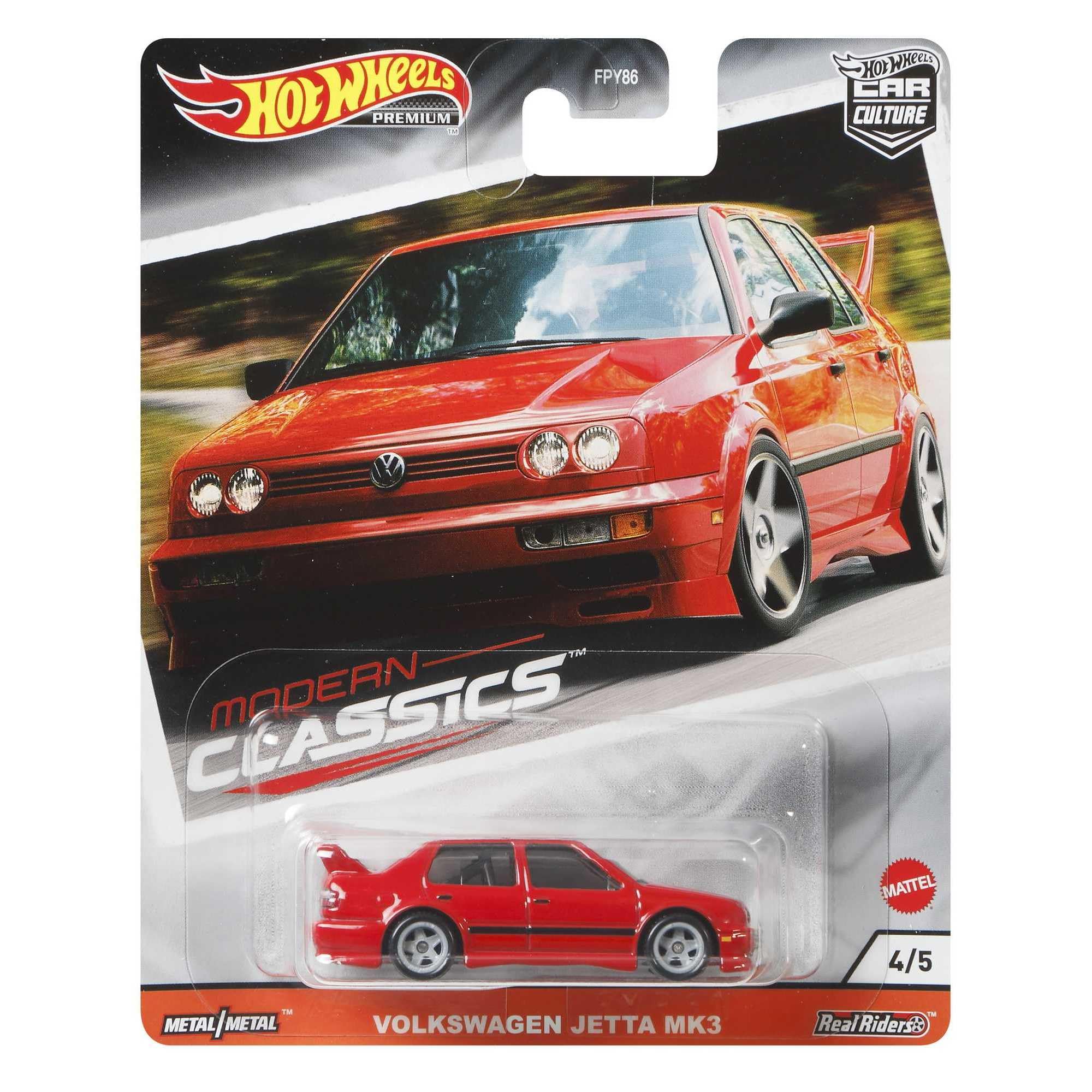 Hot Wheels Volkswagen Jetta Mk3 Die-Cast Car - 1:64 Scale Collectible Toy for Kids & Adults - Perfect for Racing, Display & Gift Giving