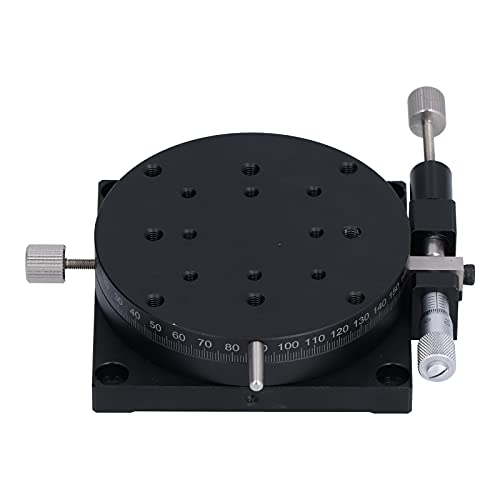 Manual Rotating Linear Stage with Dovetail Rail - Heavy Duty Precision Engineering for DIY Projects & Home Labs | Ideal for 3D Printing, Laser Cutting & CNC Applications