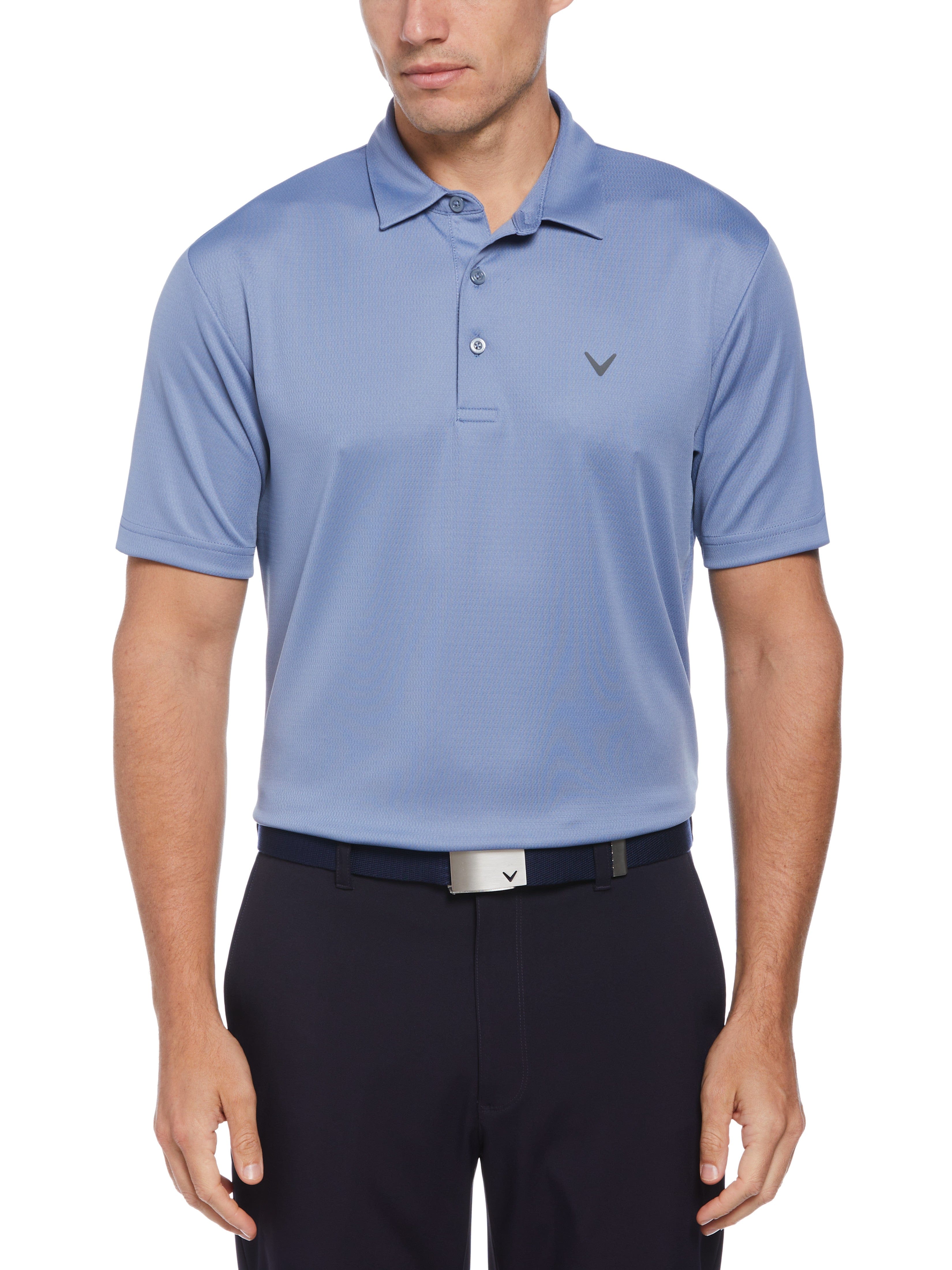 Men's Micro Texture Polo Shirt - Breathable & Comfortable Casual Wear for Golf, Office & Everyday Use