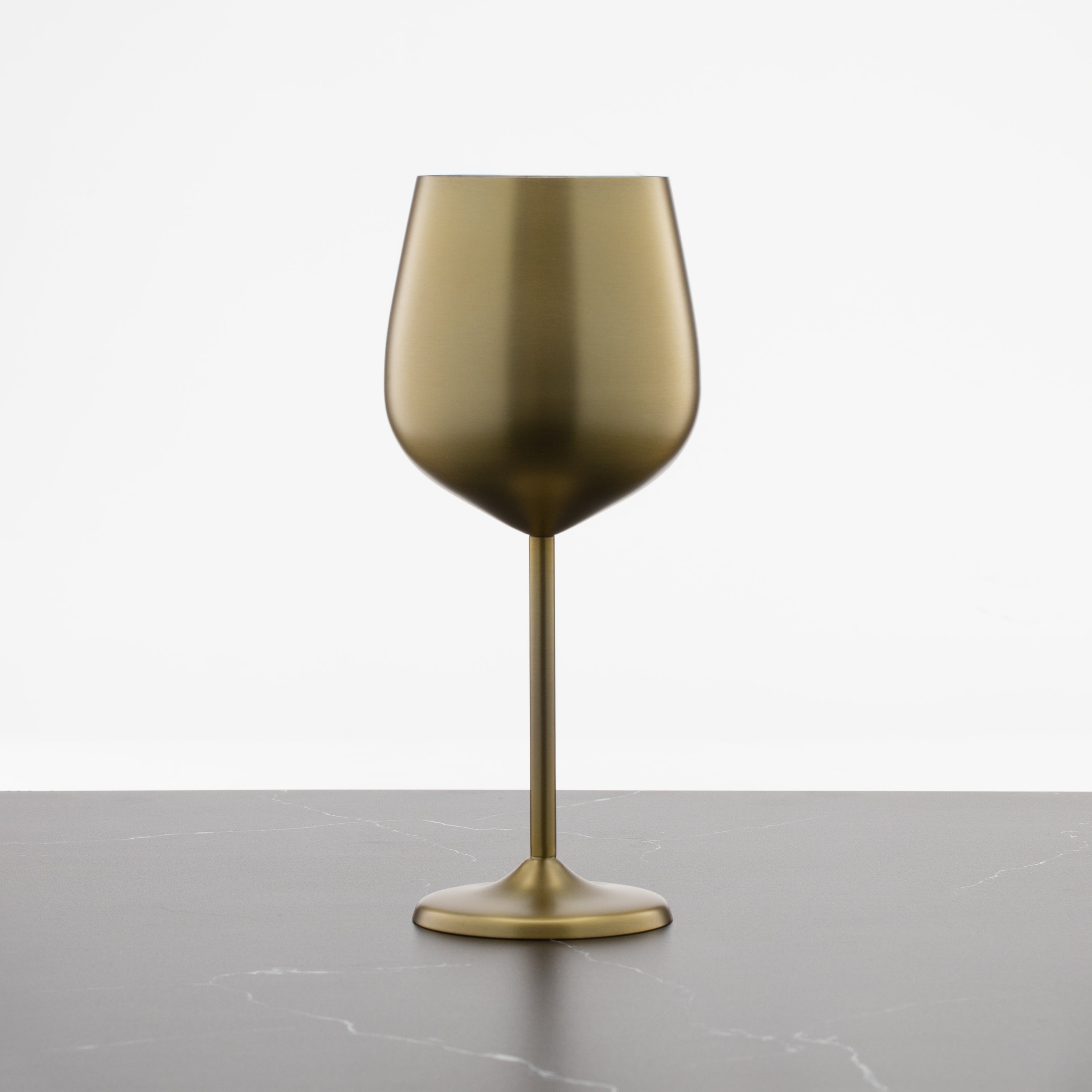 Premium Gold Stainless Steel Wine Glasses Set of 4 - Elegant & Durable Stemware for Parties, Weddings, and Home Entertaining