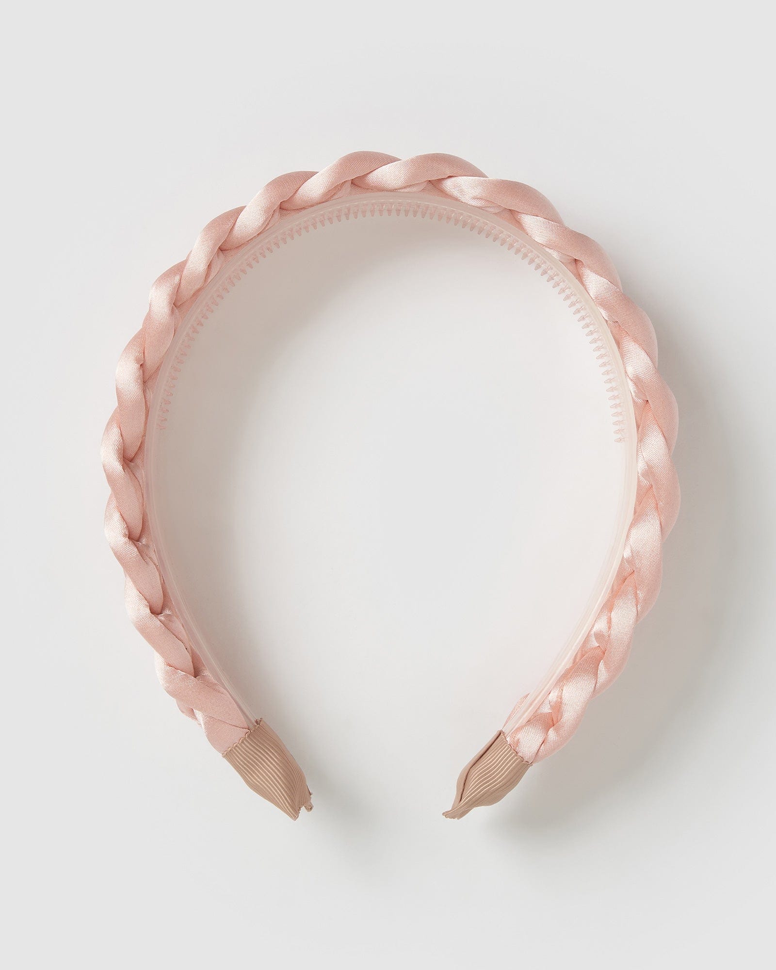 Izoa Gabriella Headband for Women - Soft Stretchy Baby Pink Hair Accessory for Workouts, Yoga, and Everyday Style