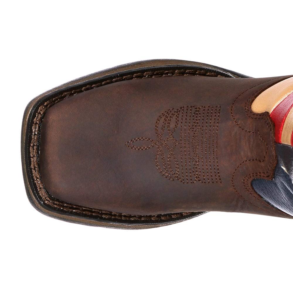 Durango Lil Little Kids' Flag Western Boots - Comfortable Cowboy Boots for Boys & Girls - Perfect for Rodeo, Halloween & Western Dress Up