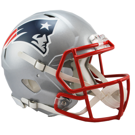New England Patriots Revolution Speed Authentic Football Helmet - Official NFL Gear for Fans & Collectors, Perfect for Game Day & Home Decor