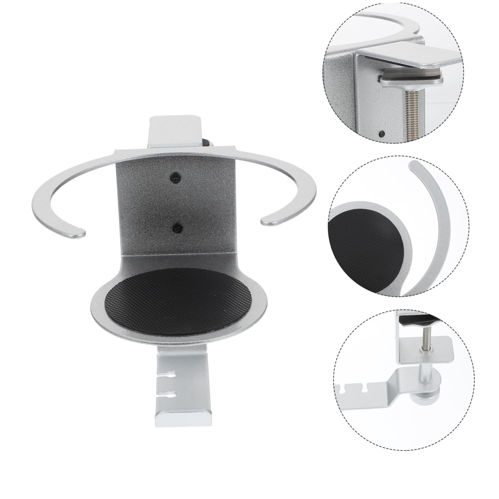 Premium Aluminum Alloy Headphone Stand with Clothes Rack - Durable Metal Headset Holder for Desk, Gaming Setup & Office Organization (Space-Saving Dual-Purpose Design)