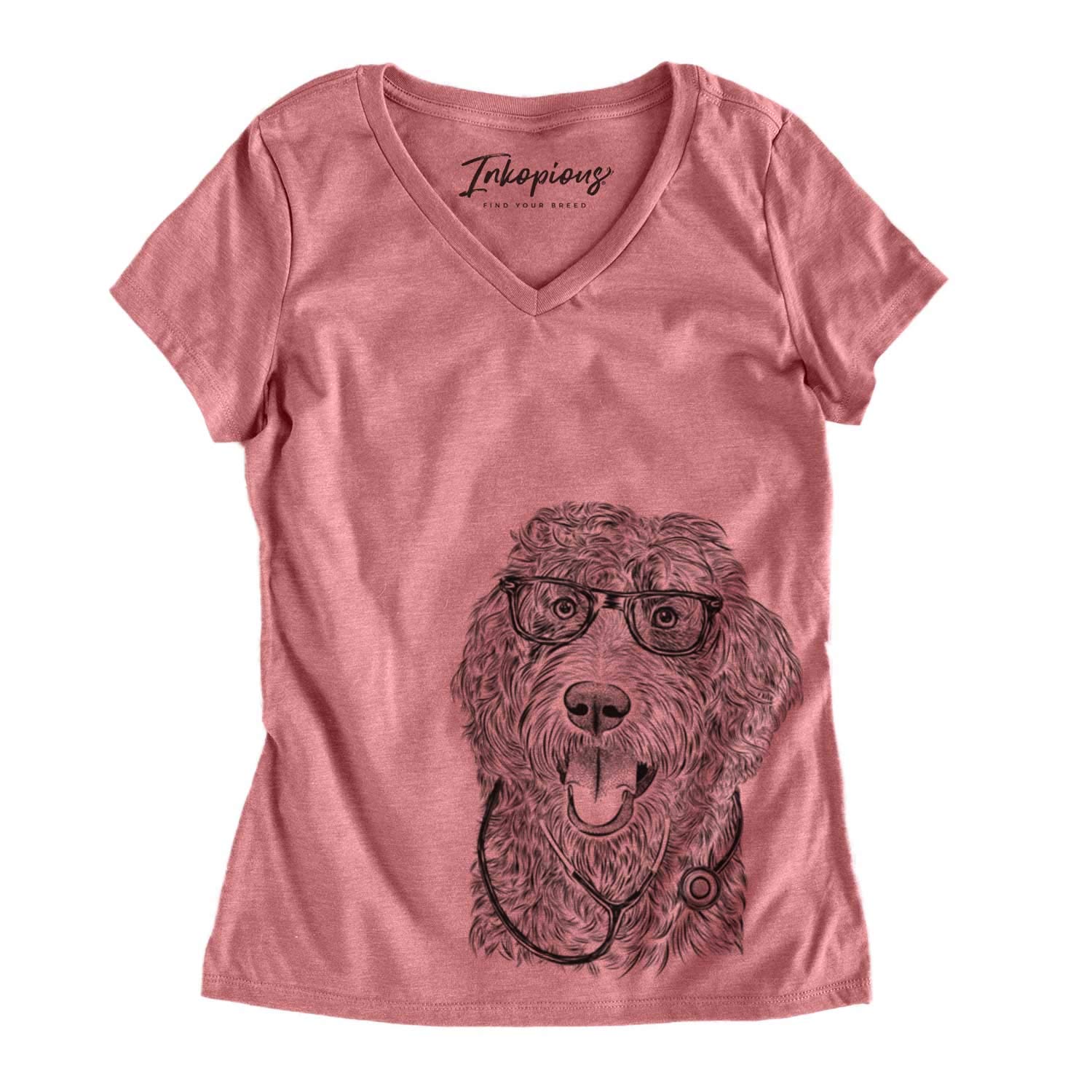 MurrDog The Labradoodle Dog Triblend T-Shirt - Comfortable Pet Lover Tee for Dog Owners | Perfect for Casual Wear, Dog Parks & Vet Visits