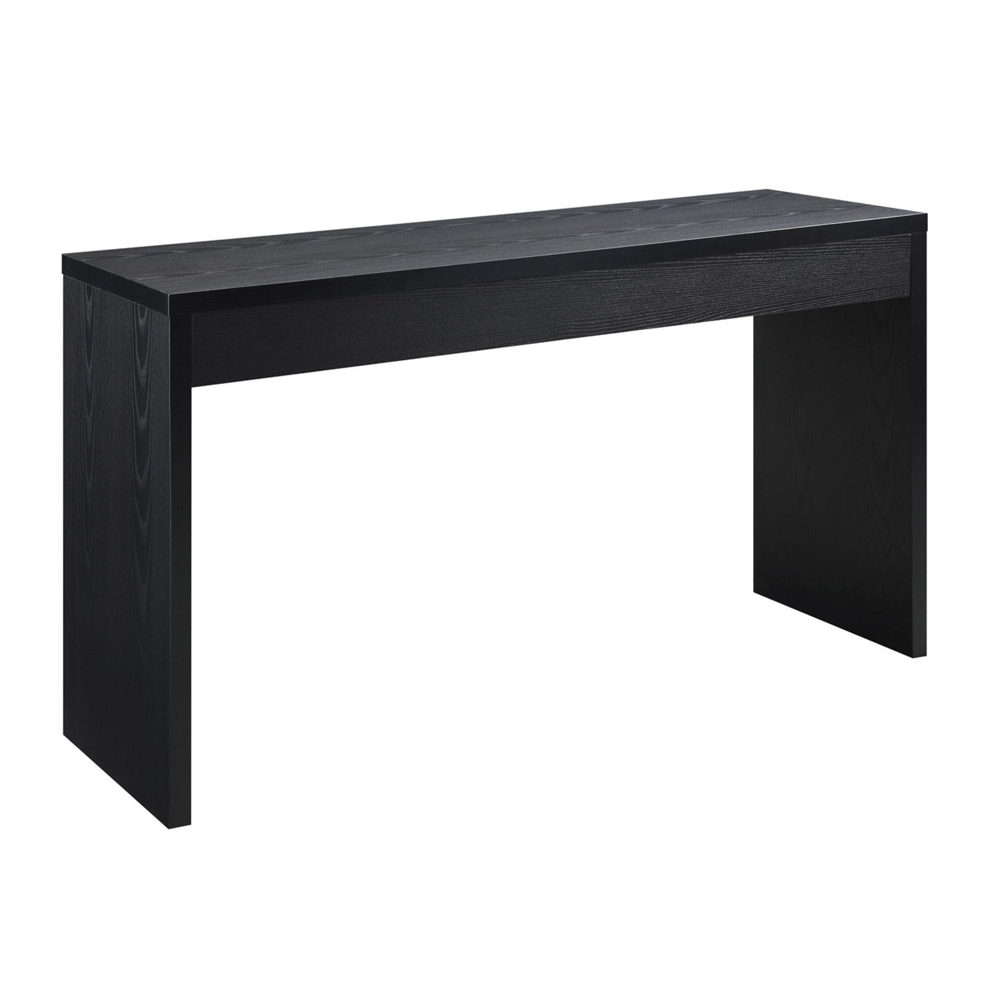 Convenience Concepts Northfield 48-Inch Console Table - Modern Sofa Table for Living Room, Contemporary Entryway Hall Table & Foyer Display Table in Black | Perfect for Home Decor, Small Space Furniture & Apartment Essentials
