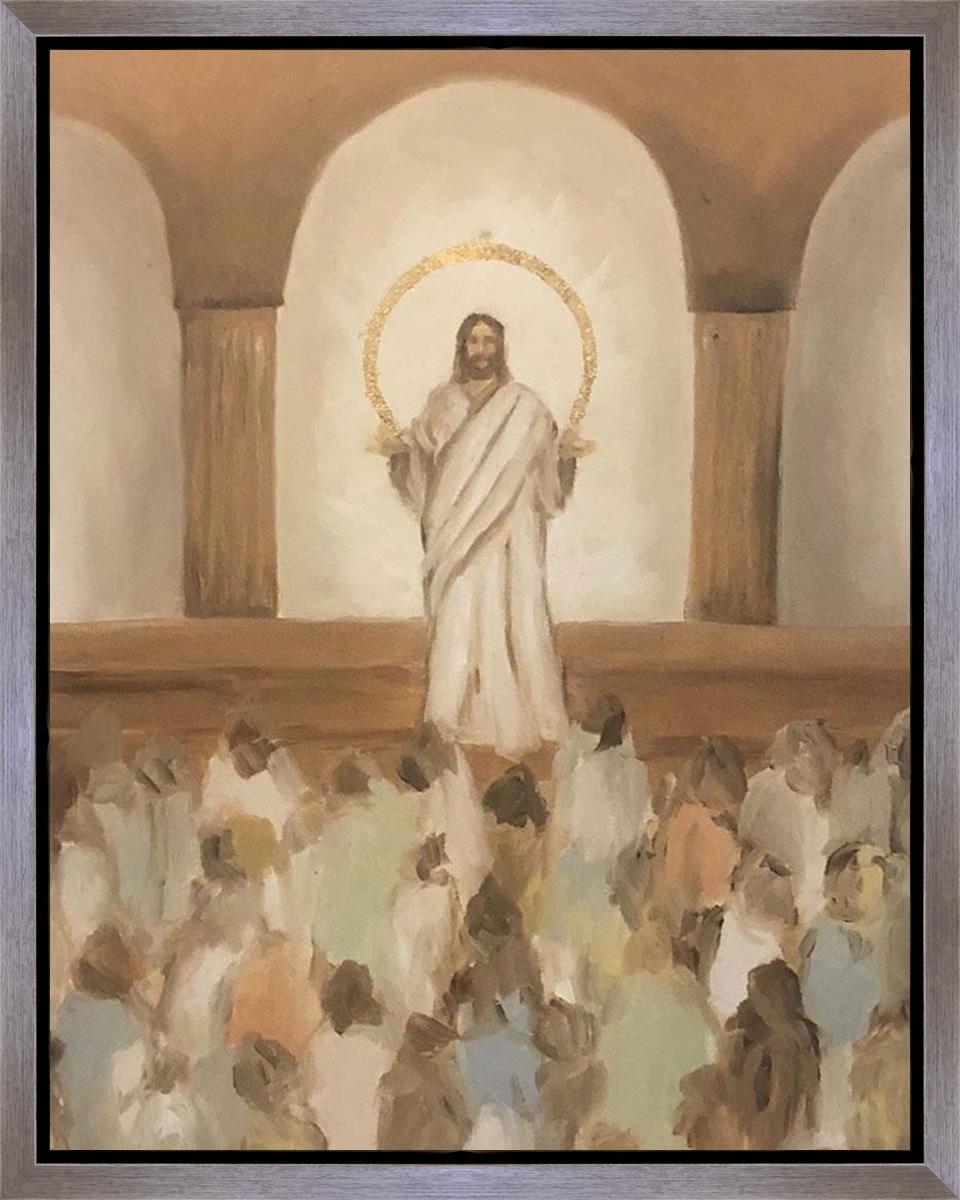 He Taught the Truths of Eternity - Inspirational Christian Canvas Art Print - Gallery Wrap Ready to Hang - Perfect for Home Decor, Church & Office Wall Art