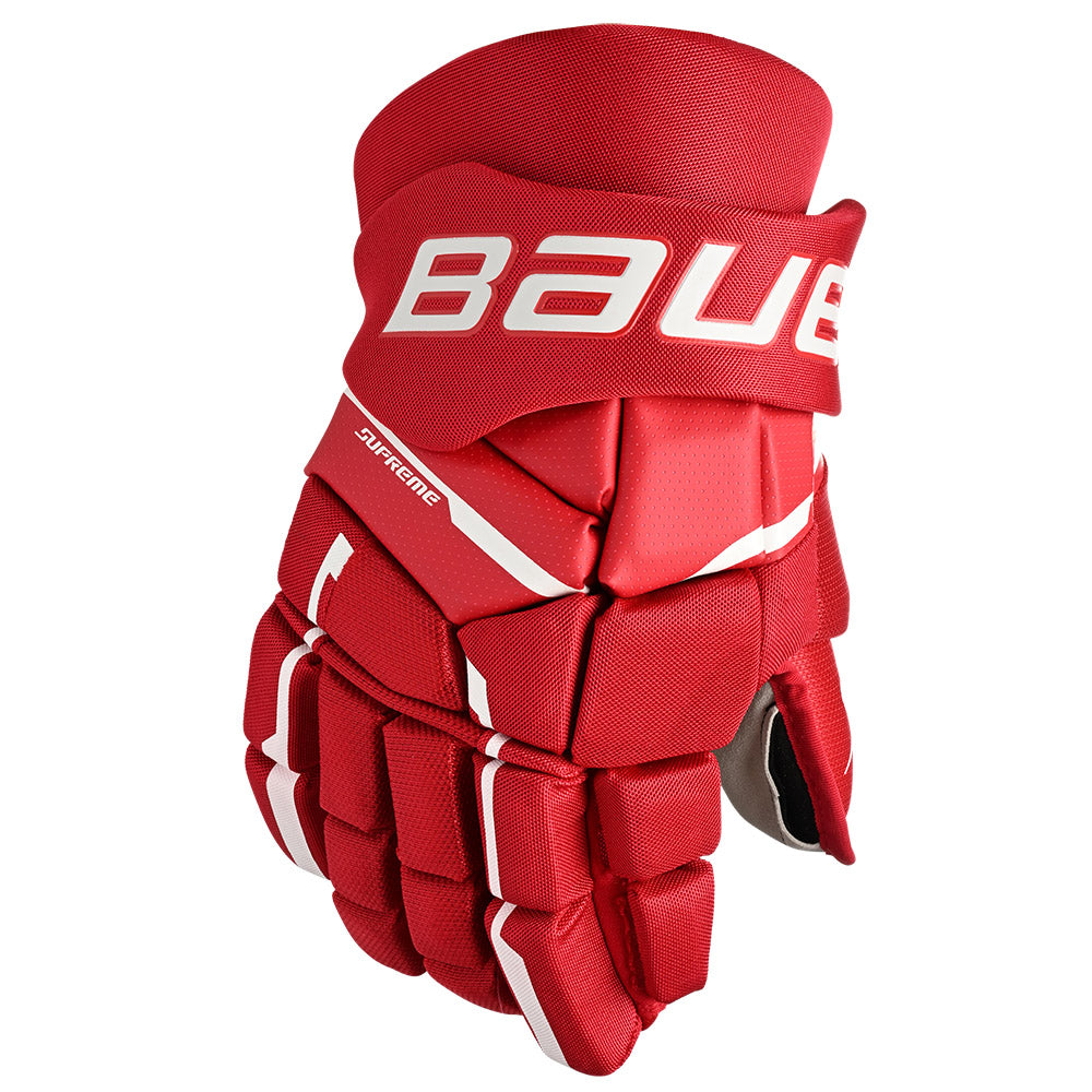 Bauer Supreme M3 Intermediate Ice Hockey Gloves - Protective Hockey Gear for Youth & Adult Players - Perfect for Ice Rink Games & Practice Sessions