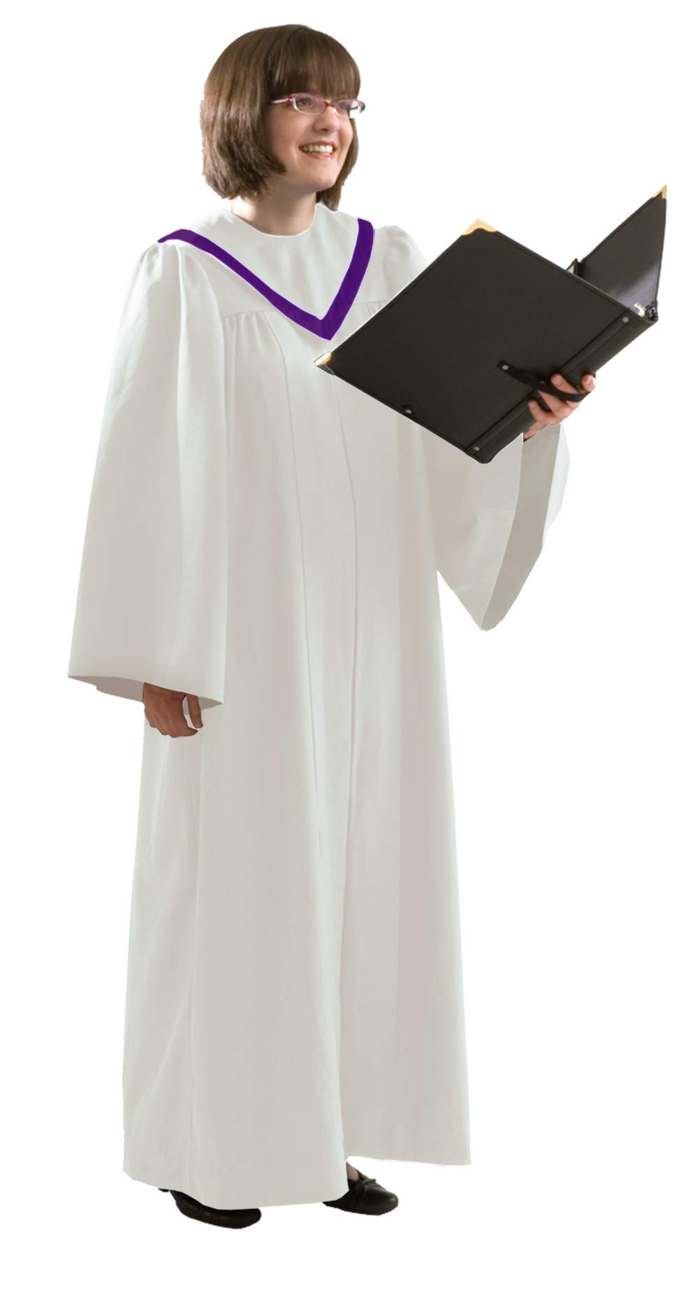 Traditional 100% Polyester Choir Robes for Adults & Kids - Comfortable Church Choir Gowns for Worship Services & Choral Performances