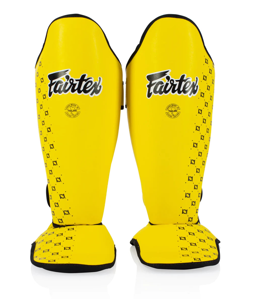Fairtex SP5 Competition Muay Thai Shin Guards - Premium Kickboxing & MMA Protective Gear for Training & Fighting