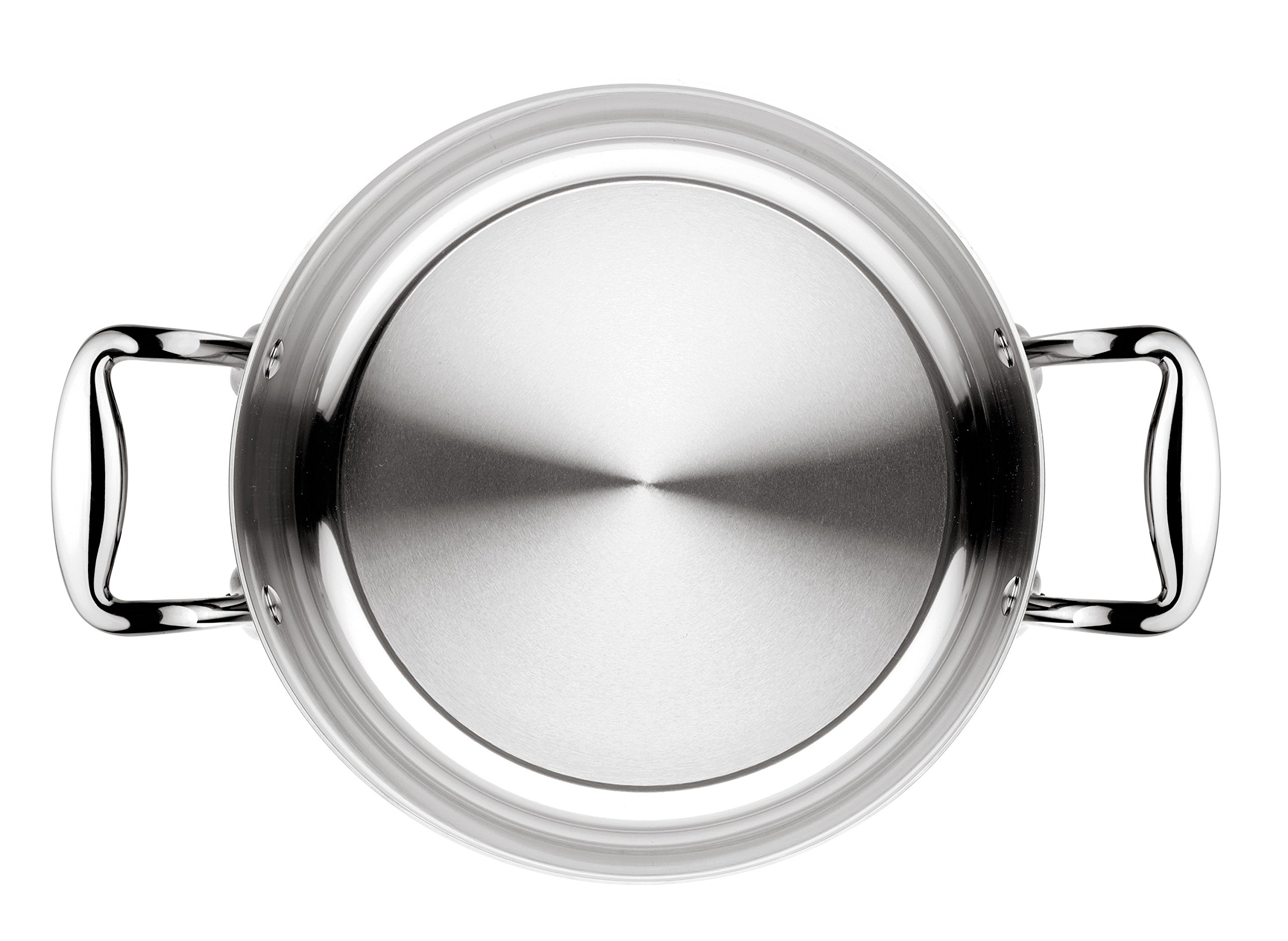 Lagostina Accademia Lagofusion 24cm Stainless Steel Stewpot with Lid - Durable Cookware for Soups, Stews & Slow Cooking | Perfect for Home Chefs & Professional Kitchens