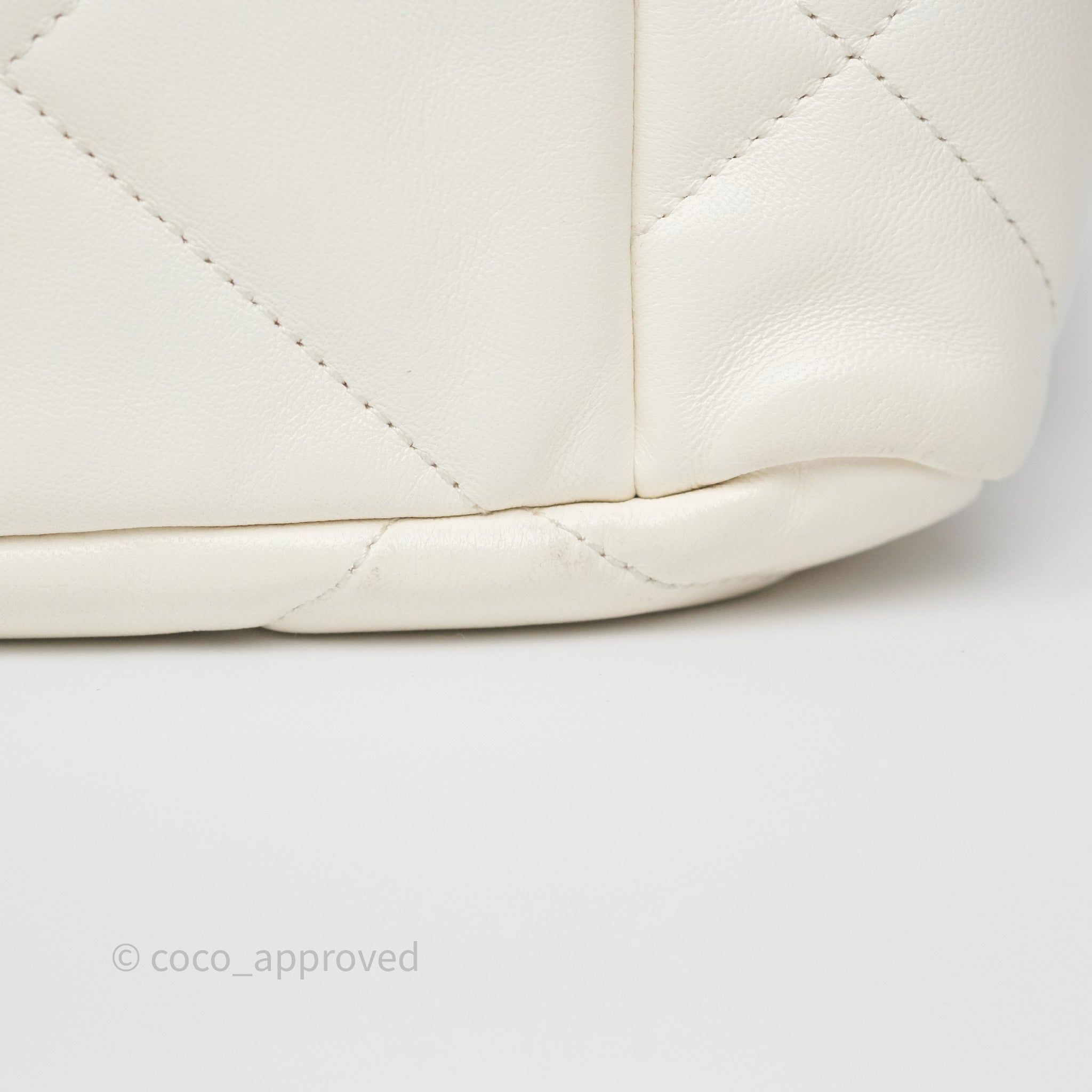 Chanel 19 Quilted Leather Tote Bag in White with Mixed Gold & Silver Hardware - Luxury Designer Handbag for Women, Perfect for Work, Travel & Everyday Use