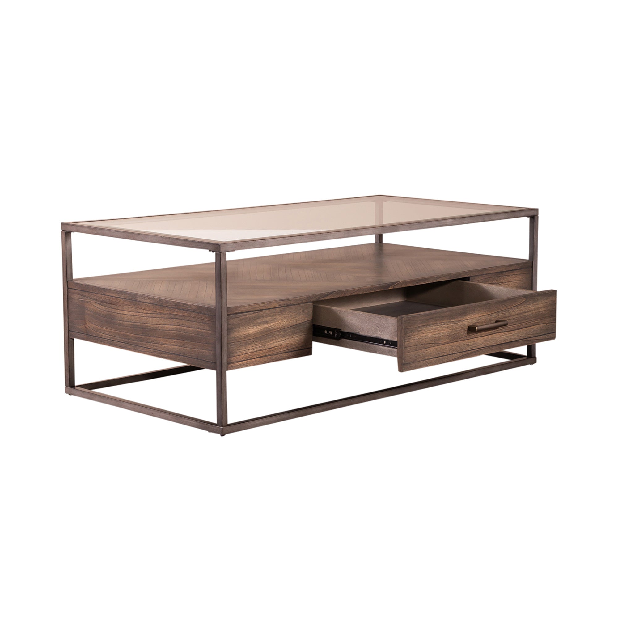 Jamestown Coffee Table - Modern Wooden Living Room Table with Storage Shelf | Perfect for Home, Office & Lounge Decor