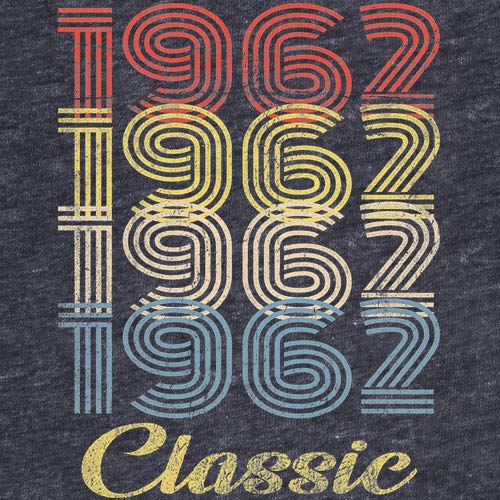 Vintage 1962 Retro 63rd Birthday T-Shirt for Men - Classic 63 Year Old Gift Idea - Perfect for Dad, Grandpa & Birthday Celebrations