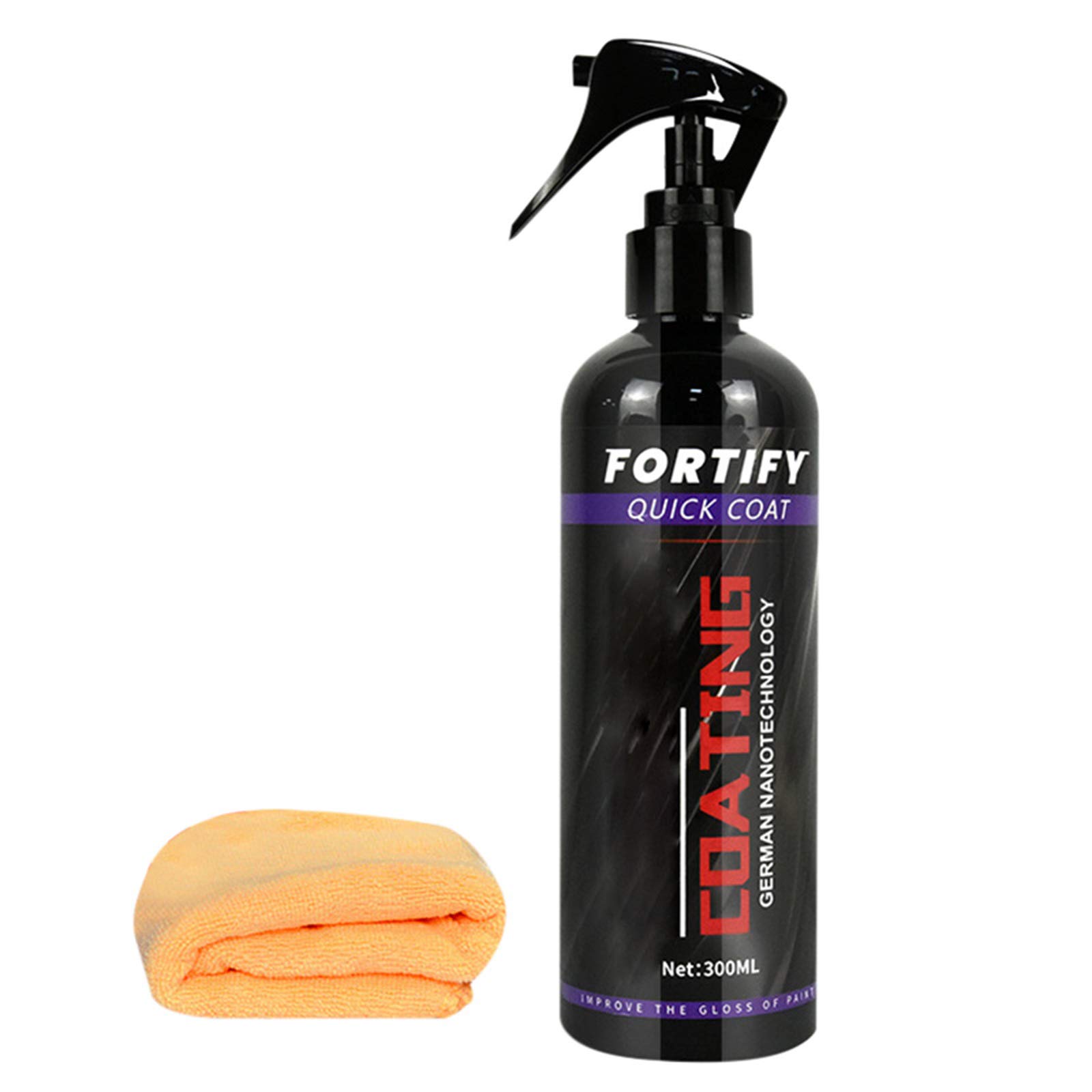 Cars Ceramic Spray Coating & Quick Coat Polish - Car Wax Sealer for Exterior Protection & Shine - Ideal for Daily Driving & Showroom Finish