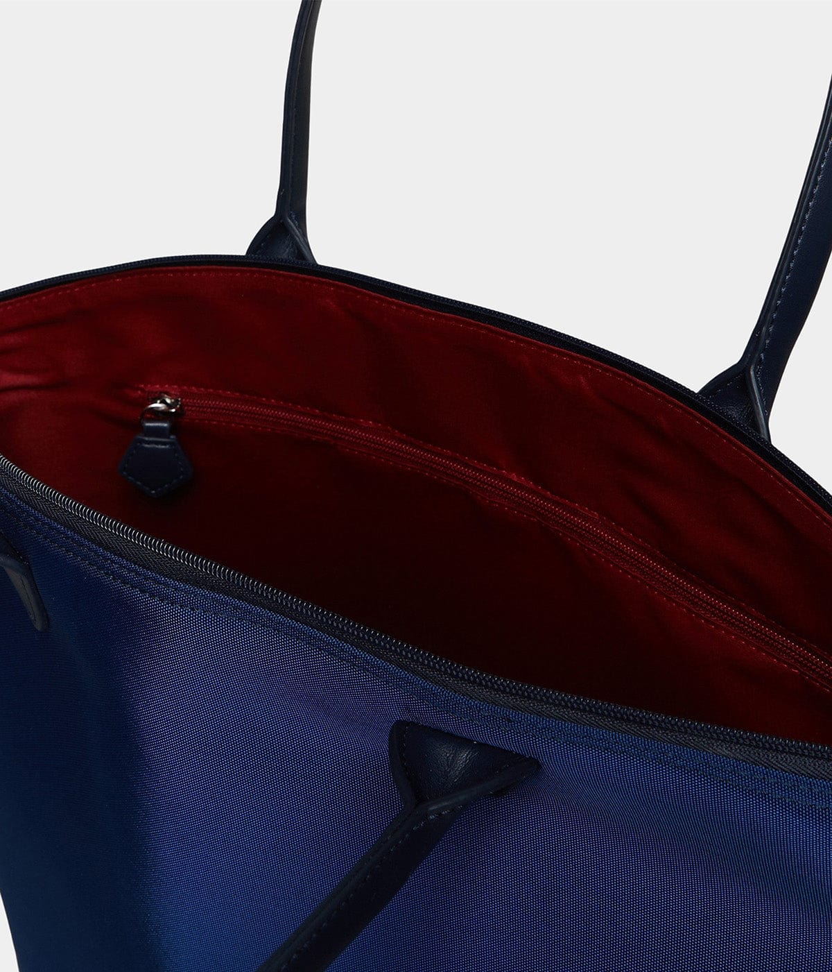 Eco-Friendly Navy Blue Jolly Apple & Recycled Nylon Tote Bag - Perfect for Grocery Shopping, Beach Trips & Everyday Use