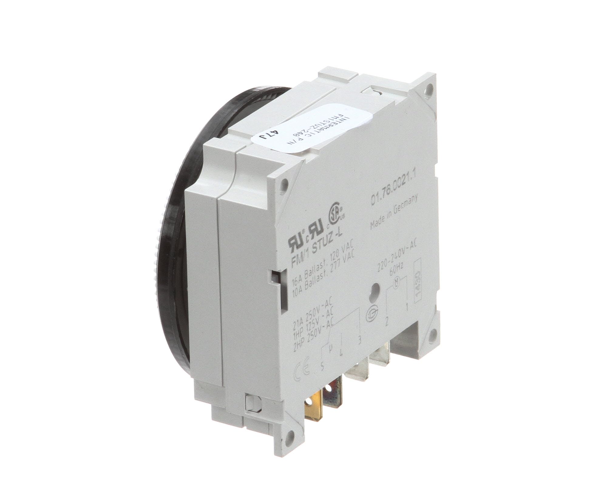 Kolpak 17469 Grasslin Timer Switch - 240V FM/1 Stuz - Heavy Duty Mechanical Timer for HVAC, Water Heaters & Industrial Equipment