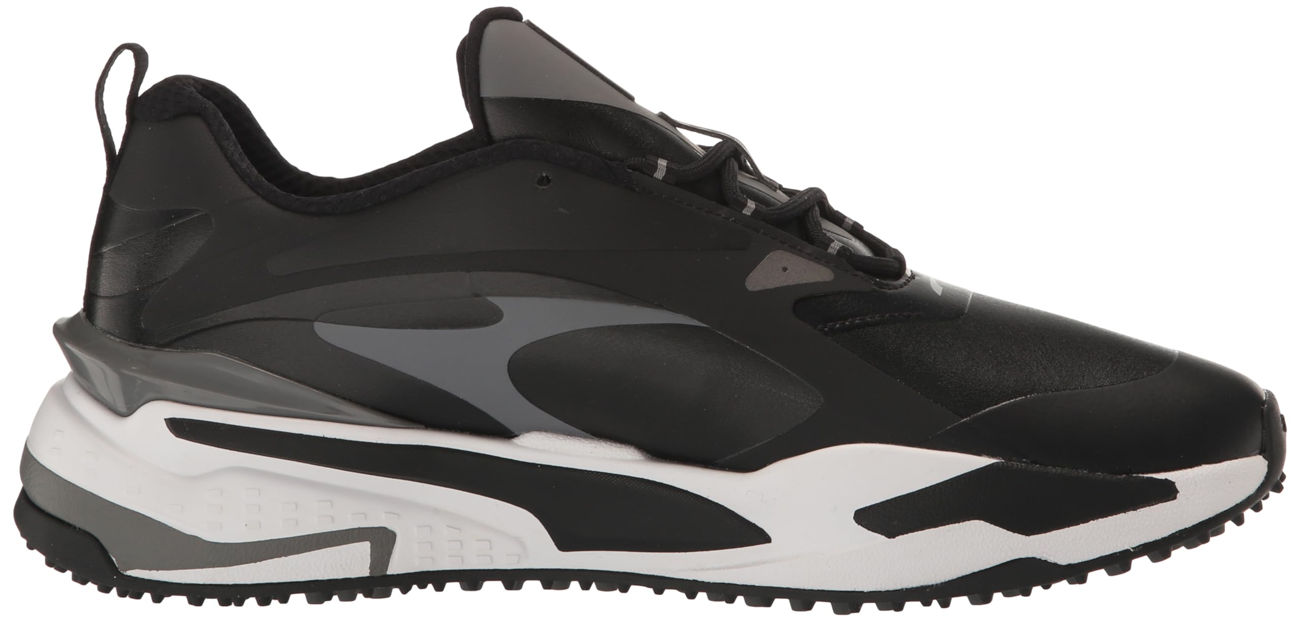 PUMA Men's GS-Fast Spiked Golf Shoes - Lightweight & Waterproof for Comfortable Performance on the Course | Perfect for Walking 18 Holes & Driving Range Practice