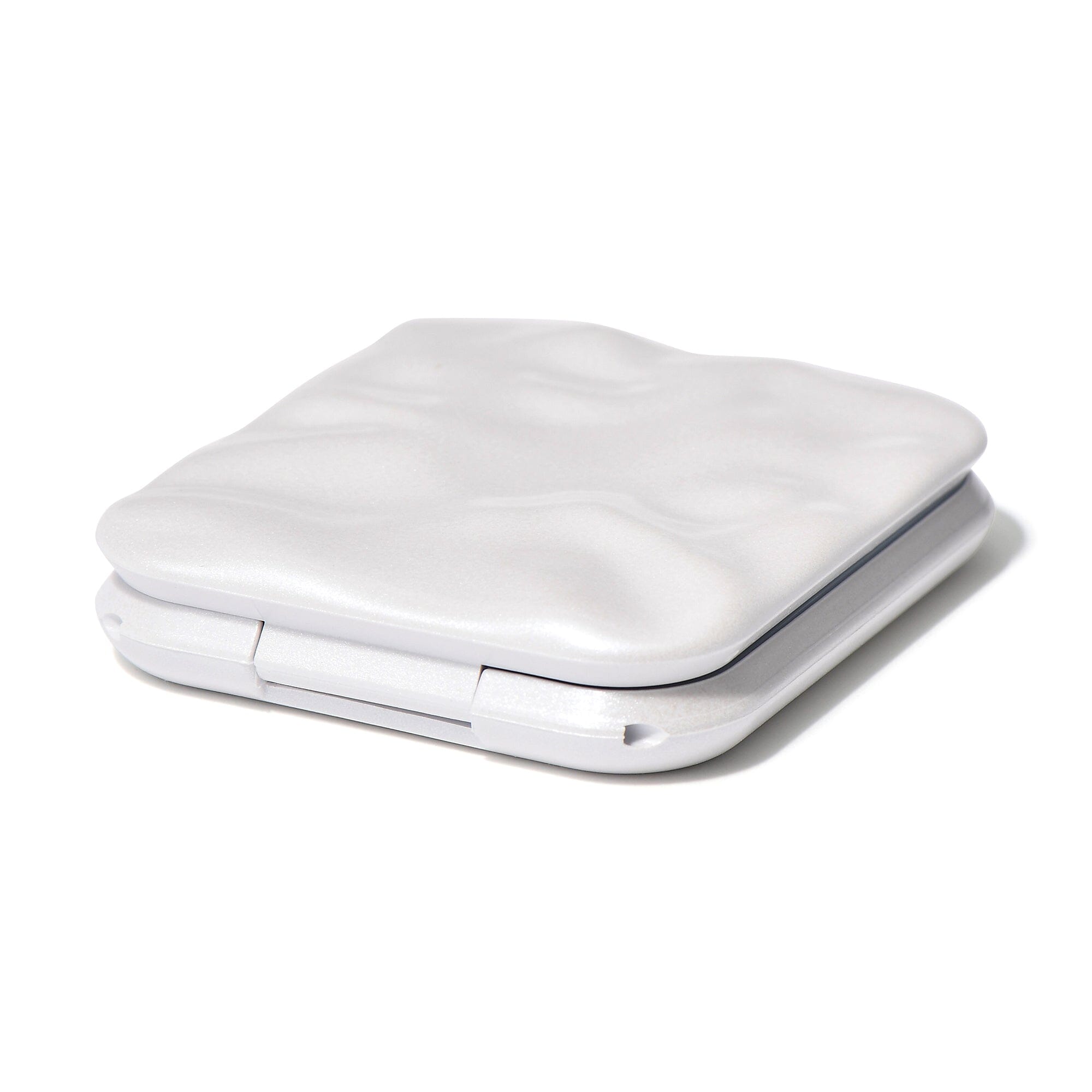 Blanche LED Compact Mirror - White | Portable Makeup Mirror with Bright Light | Perfect for Travel, Home, and On-the-Go Touch Ups