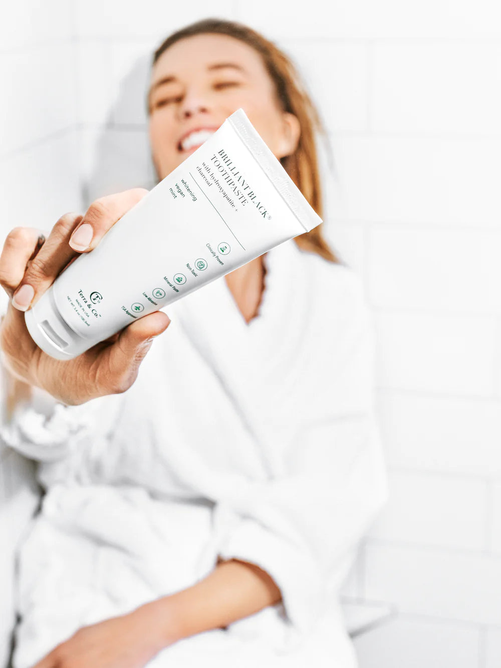 Natural Hydroxyapatite & Charcoal Toothpaste for Teeth Whitening & Sensitivity Relief - Gentle Whitening for Sensitive Teeth, Enamel Repair & Fresh Breath - Perfect for Daily Oral Care & Bright Smiles