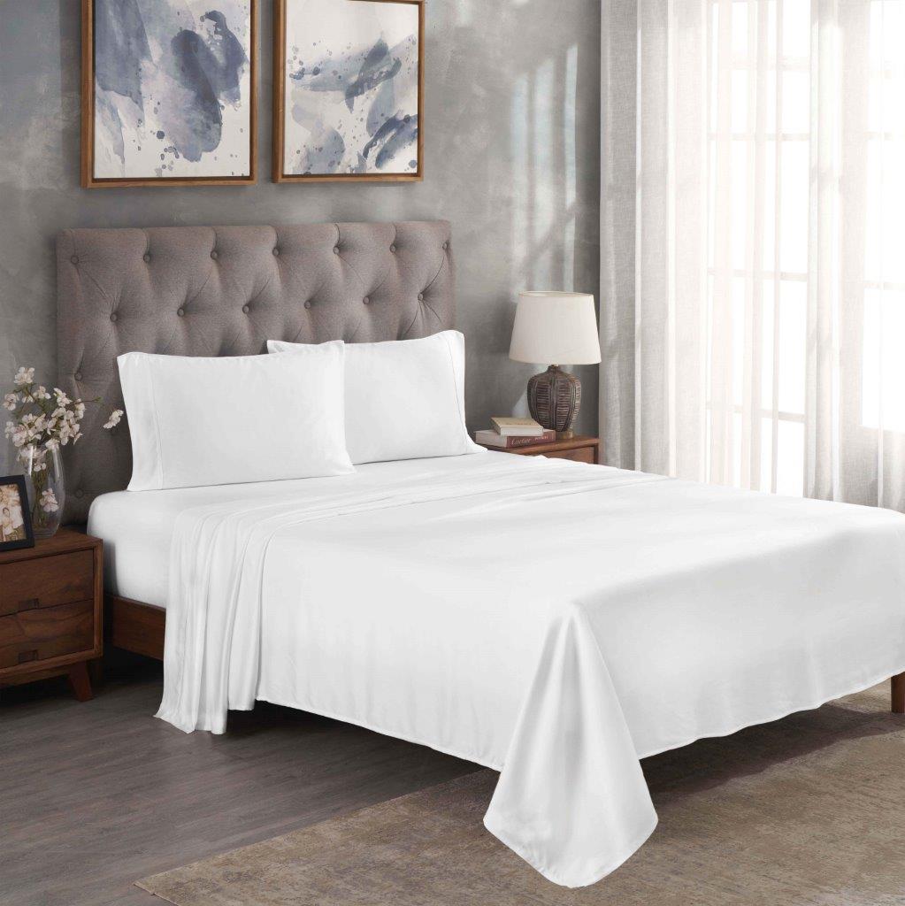 Premium 300 Thread Count Modal Deep Pocket Sheet Set - Soft & Breathable Bedding for Ultimate Comfort - Perfect for Master Bedroom, Guest Room, or Vacation Home