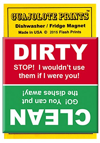Strong Clean Dirty Dishwasher Magnet Sign - Red & Green Indicator for Dishwasher Door | Perfect for Kitchen Organization & Household Chores