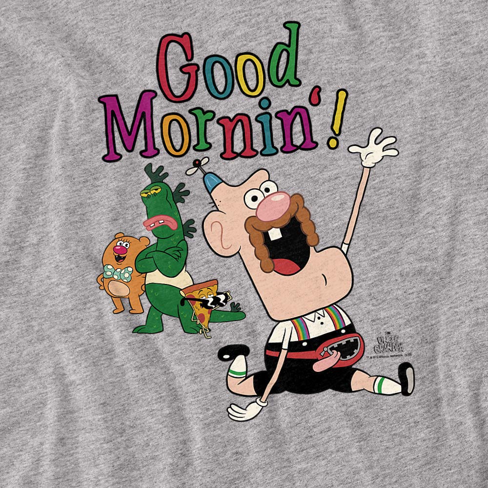 Uncle Grandpa Good Morning Unisex Adult T-Shirt - Funny Graphic Tee for Men & Women - Casual Wear, Gifts, and Everyday Outfits