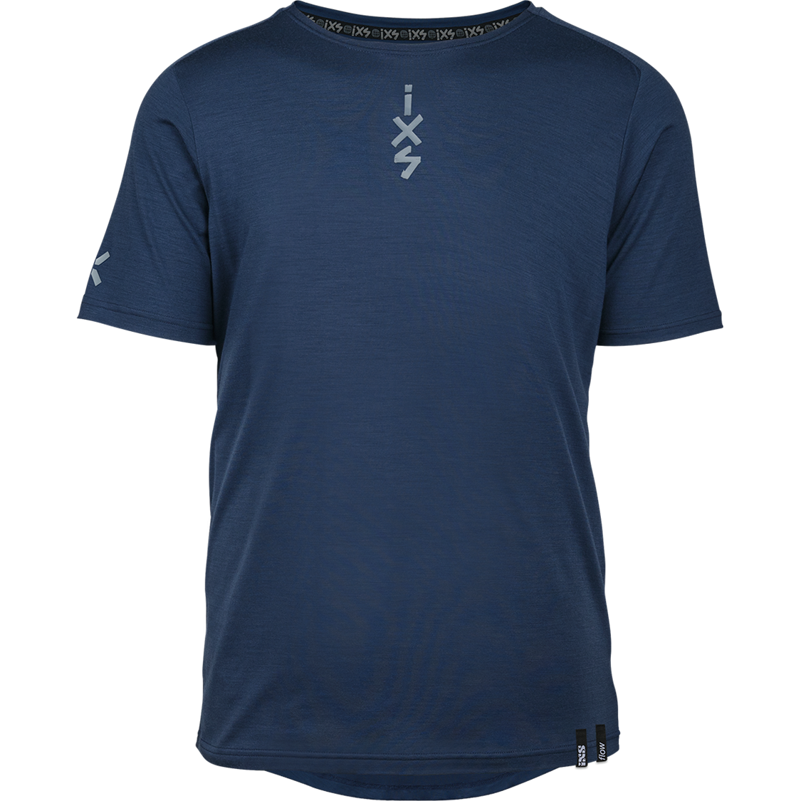 iXS Men's Flow Merino Jersey - Lightweight & Breathable Wool Cycling Shirt for Mountain Biking & Road Cycling - Perfect for Outdoor Sports & Active Lifestyle