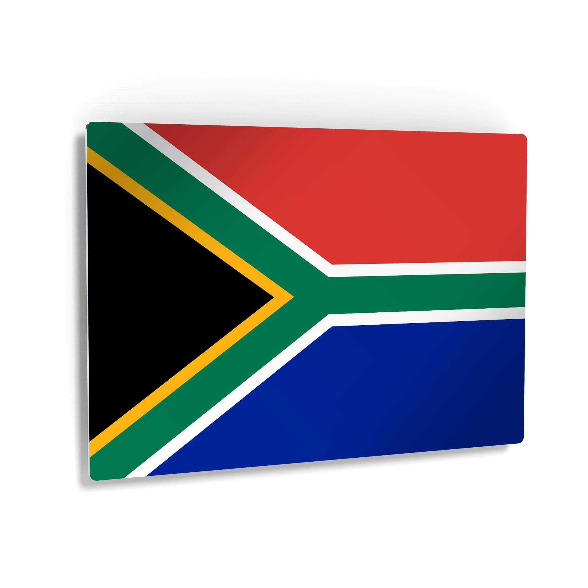 South Africa Flag Metal Wall Art - 16x24 Inch Ready to Hang, USA Made Modern Home Decor for Office, Living Room, Dorm, Bedroom & Man Cave | Perfect for Sports Bars, Game Rooms & Patriotic Displays