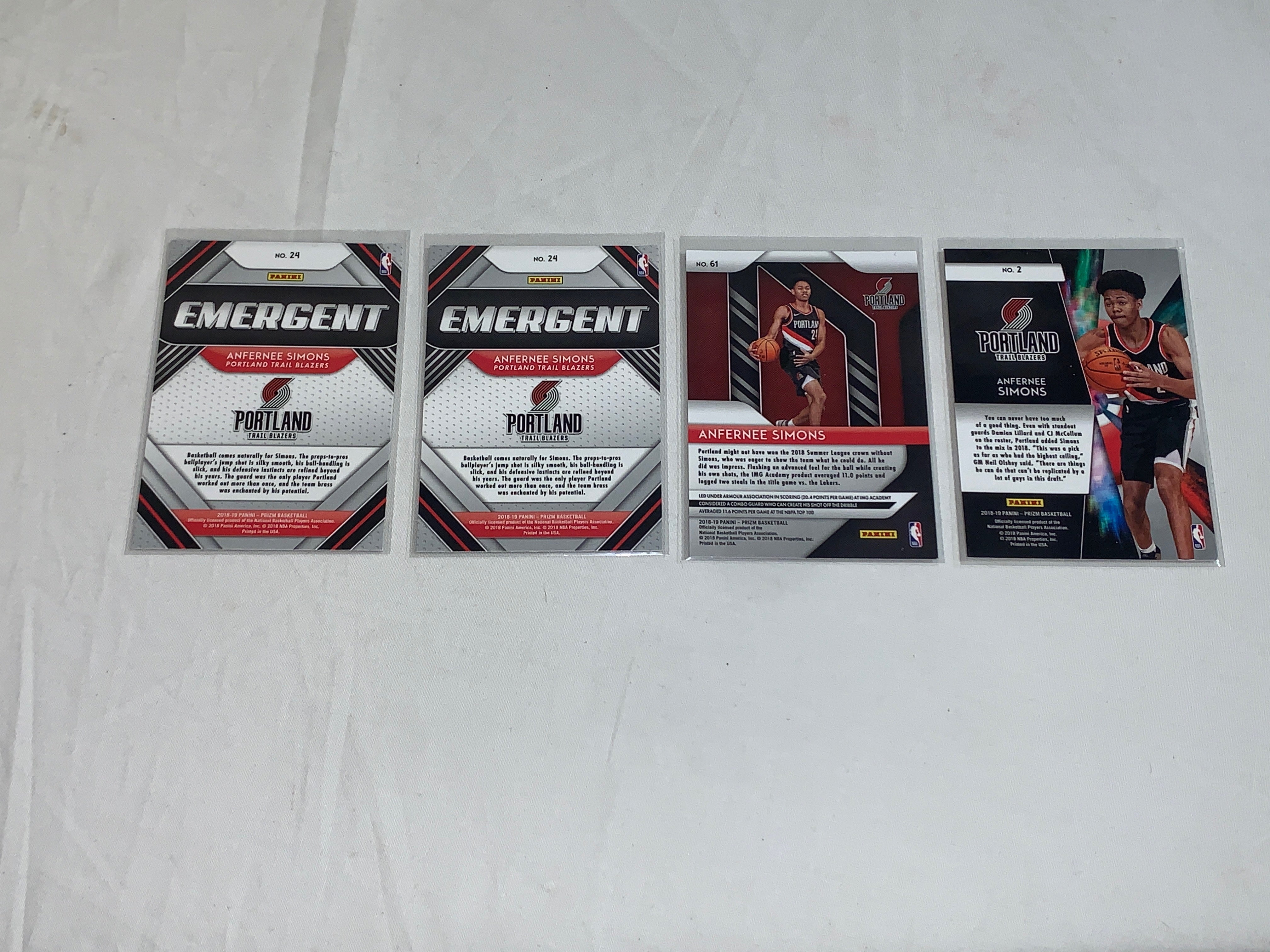 2018 Anfernee Simons Rookie Card Collection - NBA Basketball Trading Cards for Collectors & Fans - Perfect for Sports Memorabilia Displays & Investment