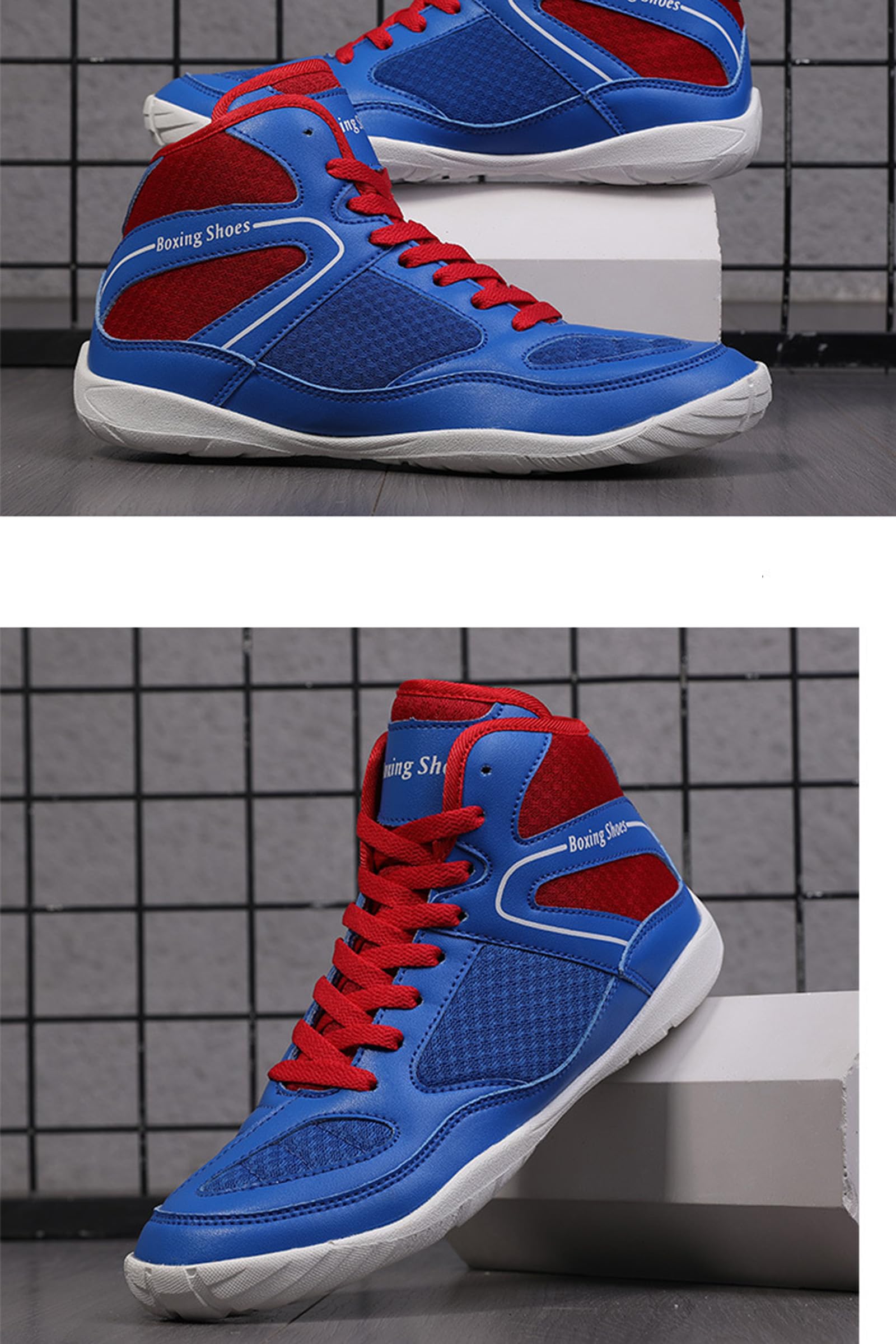 Kervaky Men's Wrestling & Boxing Shoes - Professional Lightweight Breathable Training Shoes for Weightlifting, Fitness & MMA - Perfect for Gym, CrossFit & Martial Arts