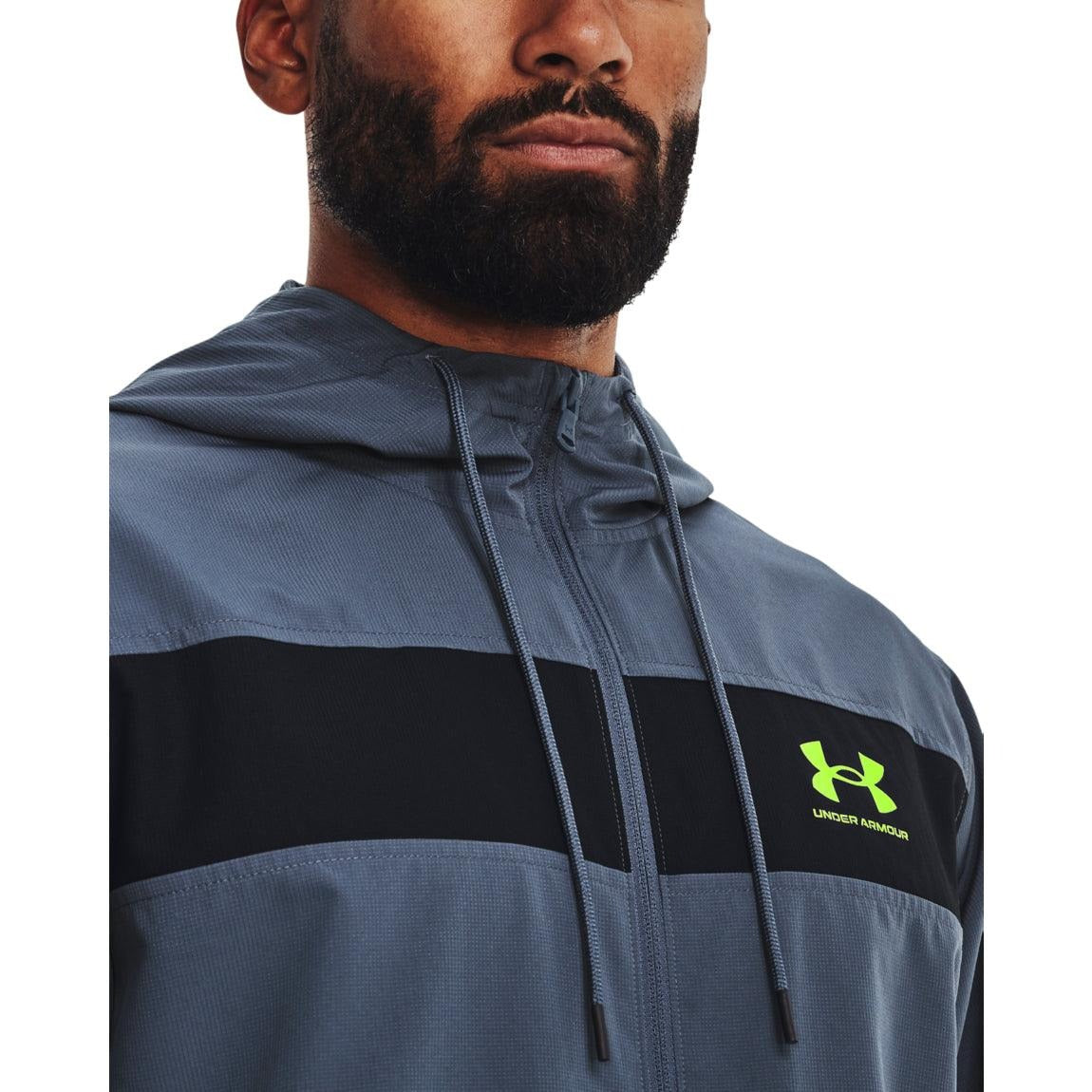 Under Armour Men's Sportstyle Windbreaker Jacket - Lightweight Water-Resistant Running Jacket for Outdoor Workouts & Casual Wear