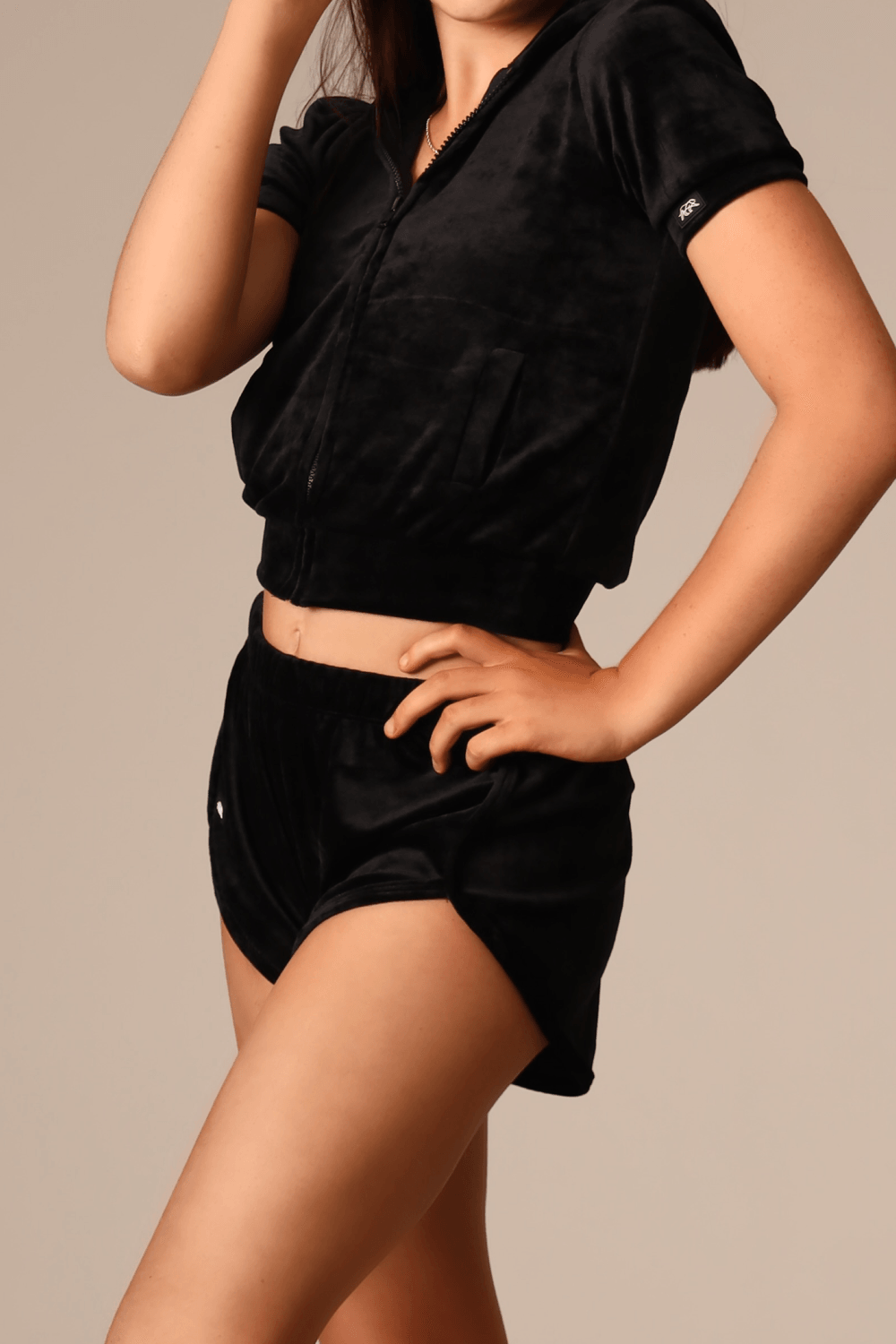 Luxury Velour Track Shorts for Women & Men - Soft & Comfortable Jogger Shorts for Running, Gym, Lounge & Casual Wear | Tiger Friday Brand