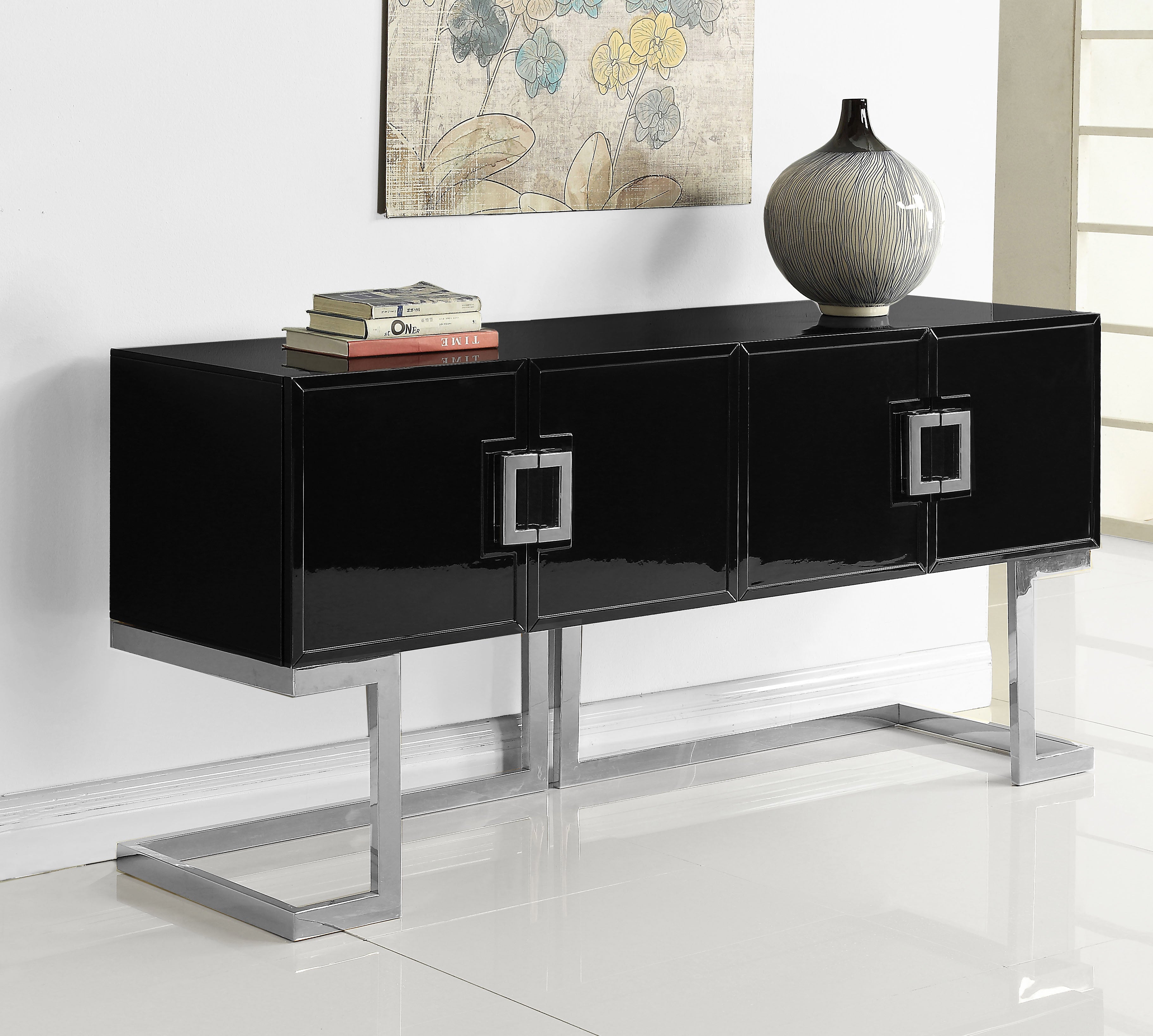 Modern Beth Sideboard Buffet Cabinet - Stylish Storage for Dining Room, Living Room & Entryway | Perfect for Organizing Dishes, Linens & Home Decor