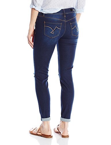 YMI Women's Luxe Single Button Anklet Skinny Jeans - High Waisted Stretch Denim Pants for Casual & Night Out