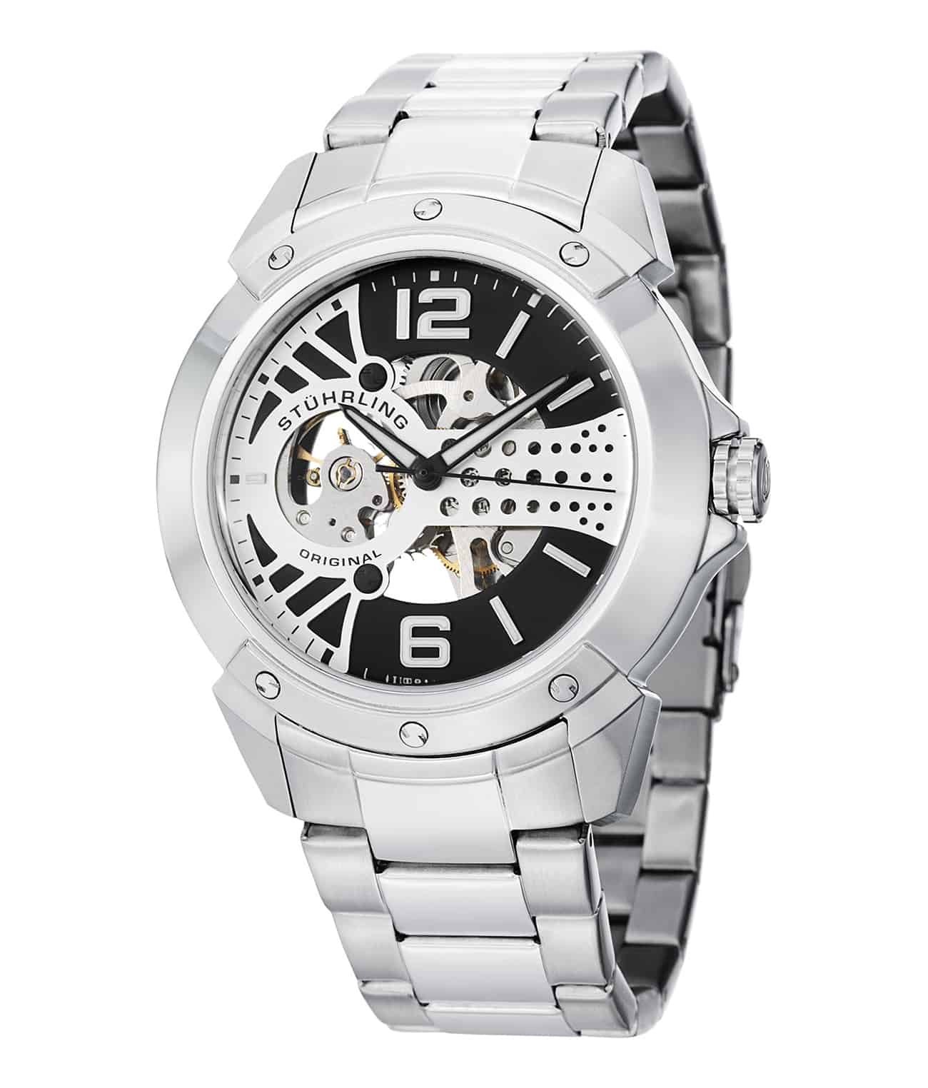 White Dial / Silver Case / Silver Stainless Steel Bracelet Deployant Buckle