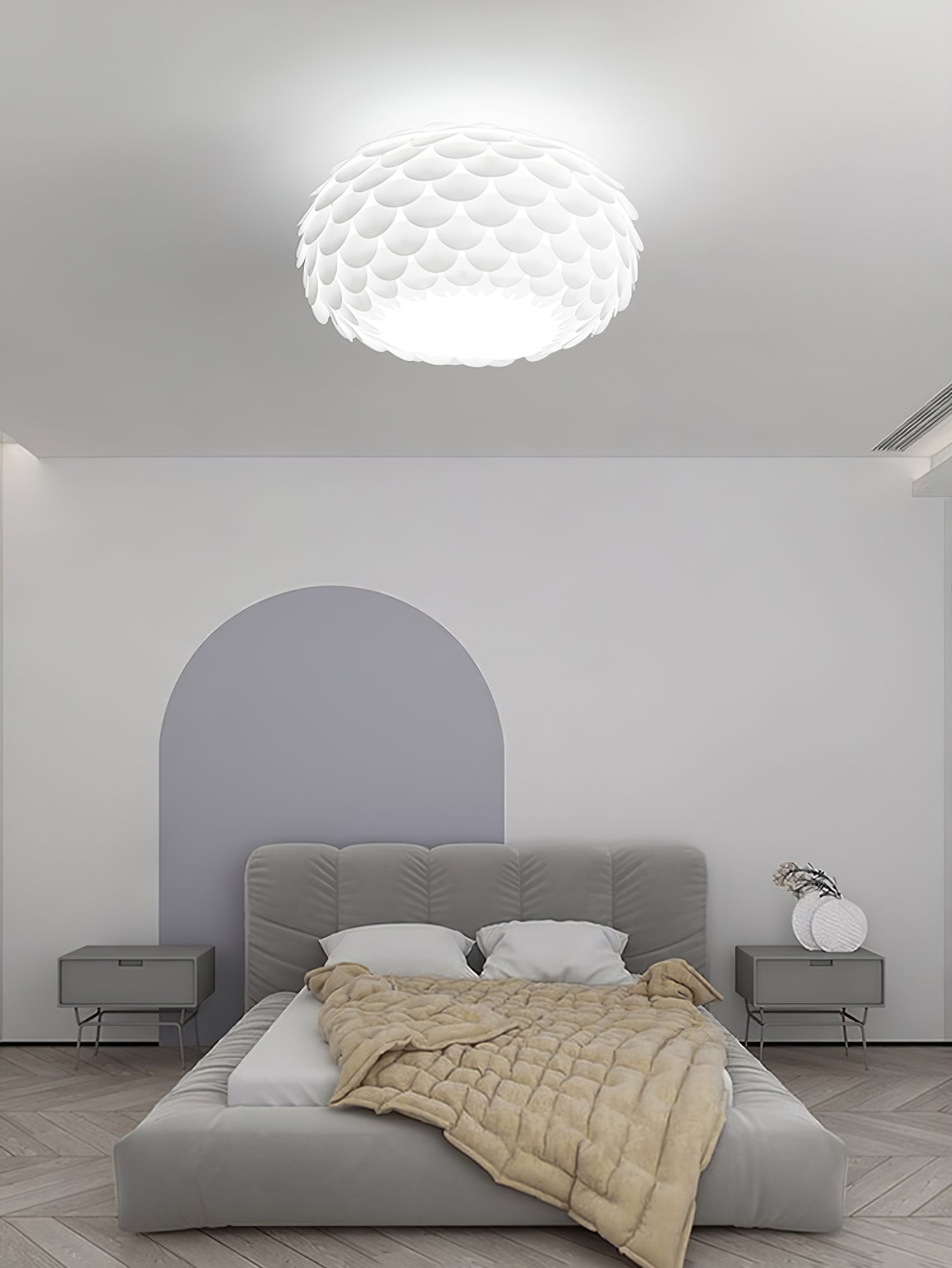 Modern LED Ceiling Light Fixture - Energy Efficient Dimmable Flush Mount for Living Room, Bedroom, Kitchen | Home & Office Lighting Solution