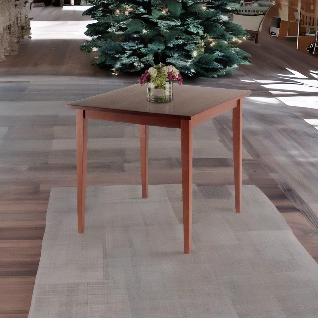 Ergode Compact Wood Dining Table - Walnut Finish, Solid Construction, Easy Assembly - Perfect for Small Spaces, Apartments, and Cozy Dining Areas