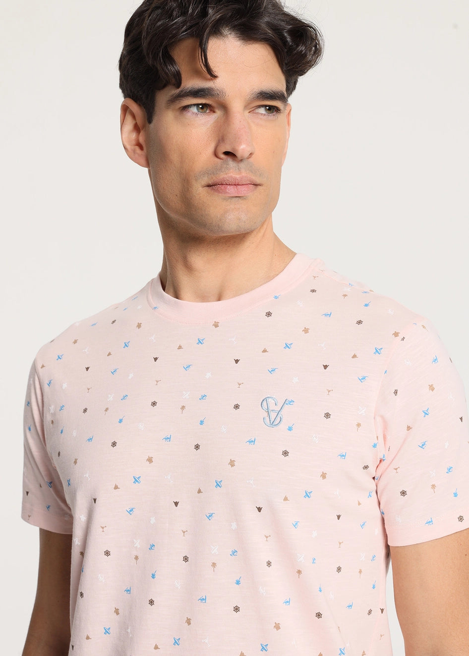 Six Valves Cotton T-Shirt for Women - Soft Rose Pink Casual Tee | Perfect for Everyday Wear, Lounge & Summer Outfits