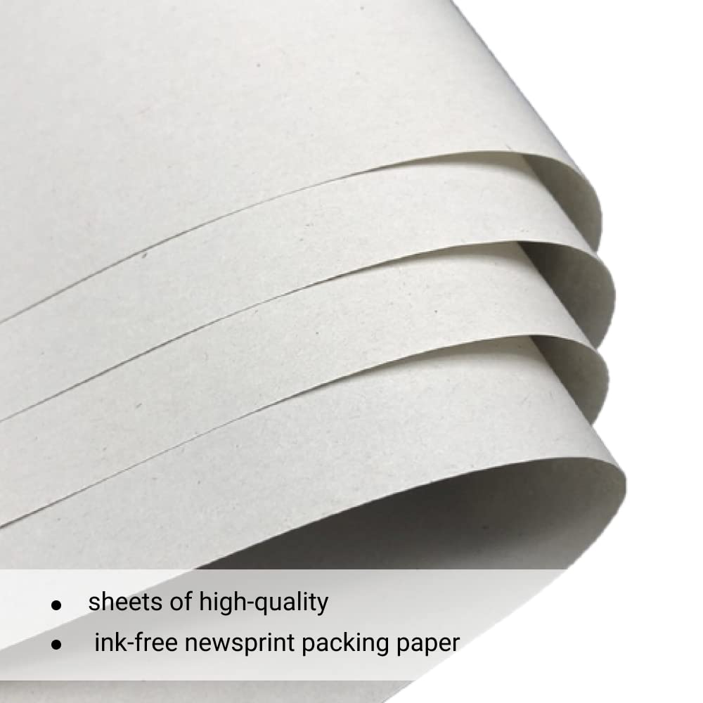 Moving Packing Paper Sheets - 50 LBS (1600 Sheets Newsprint Paper) - Essential Moving Supplies for Wrapping, Cushioning & Protecting Items During Home Relocation