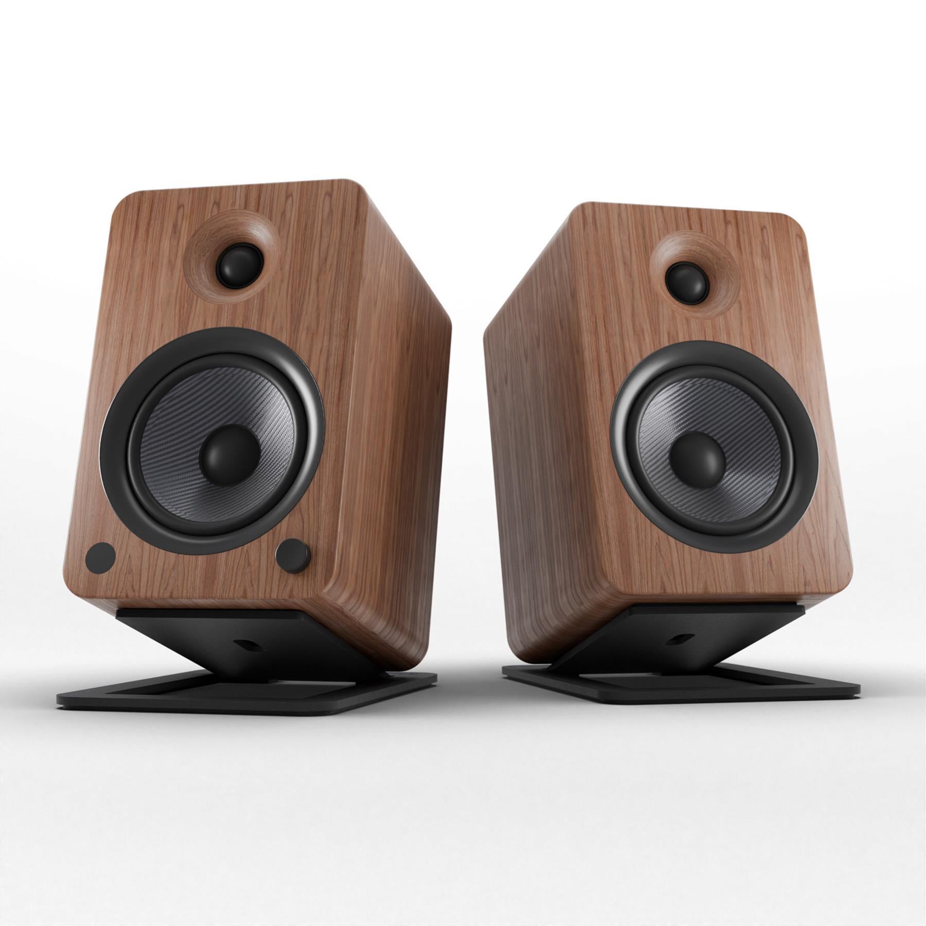 Kanto YU6 Powered Bluetooth Bookshelf Speakers with Phono Preamp - Premium Sound for Vinyl Records, Home Theater, Gaming & Music Streaming